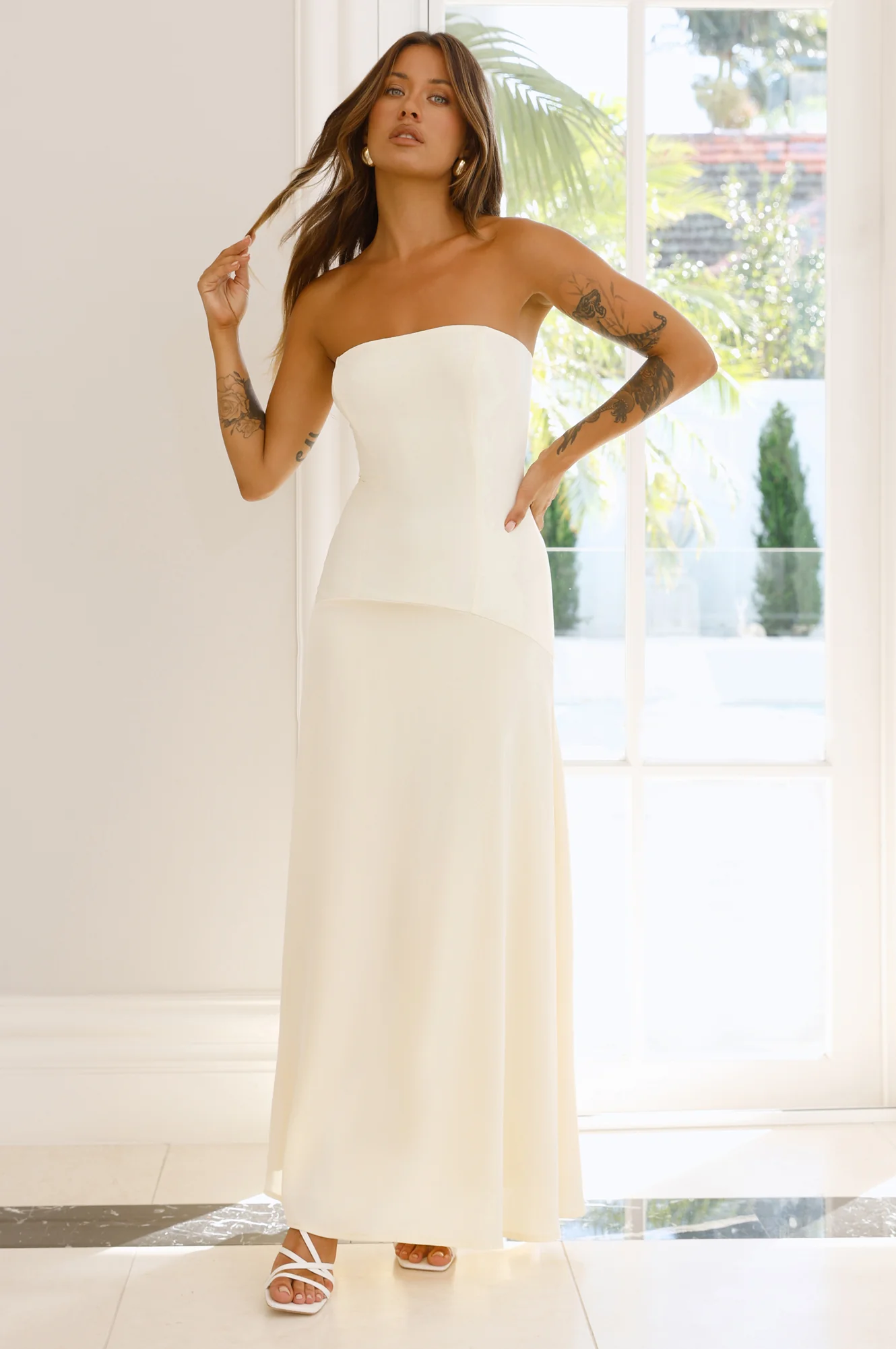 Daydream Darling Strapless Maxi Dress