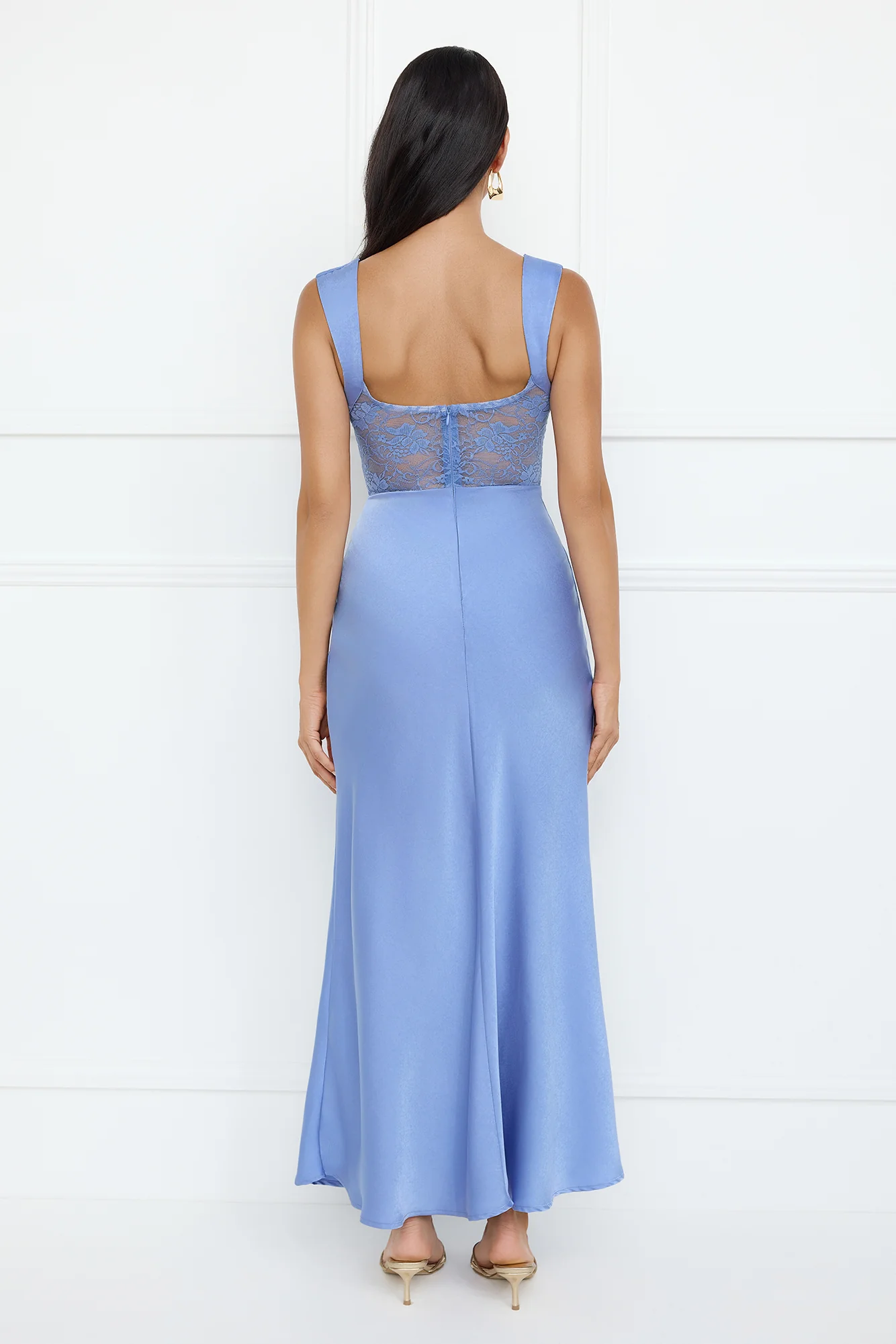 Permission To Party Satin Maxi Dress