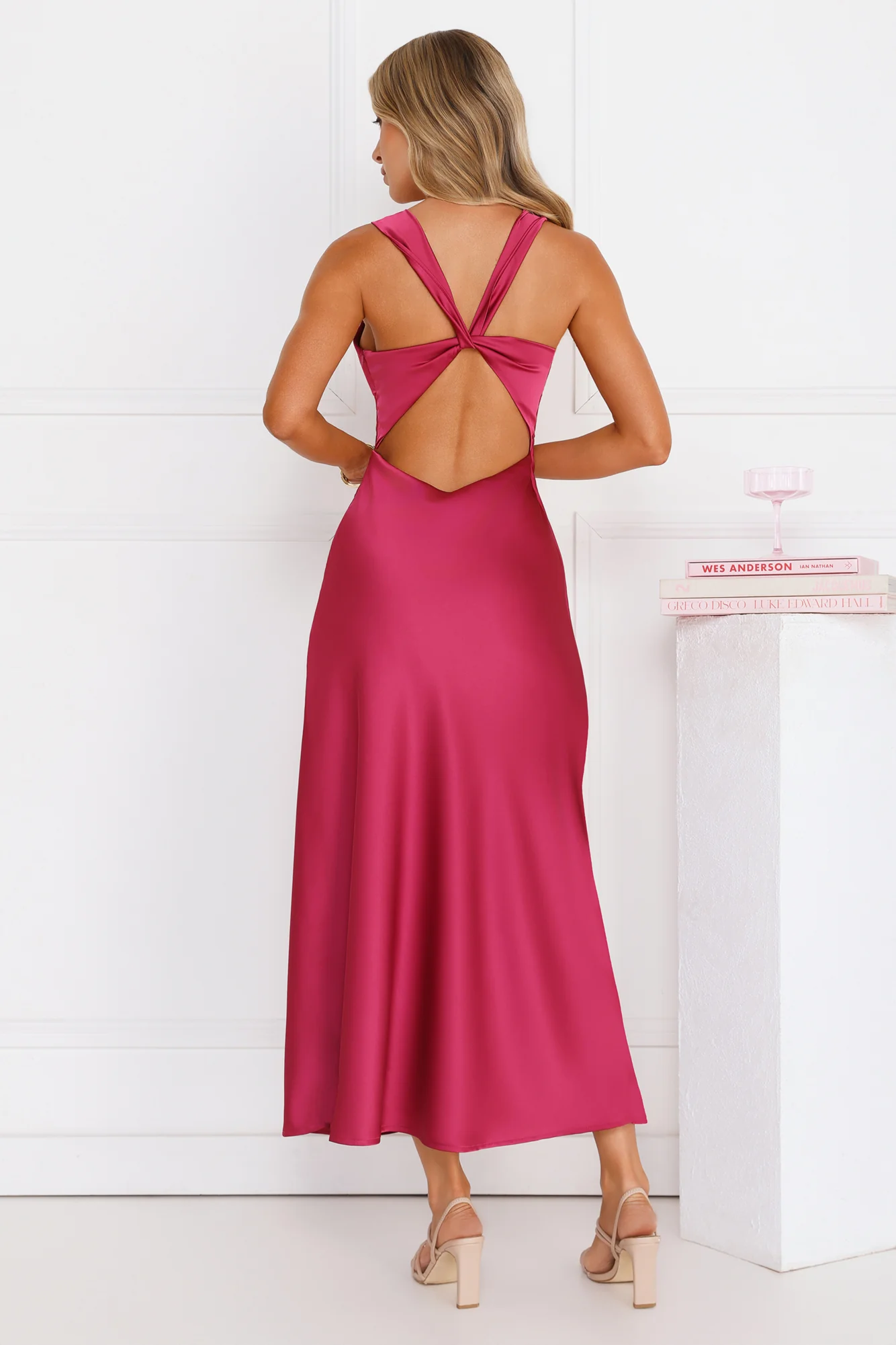 Doing The Most Satin Maxi Dress