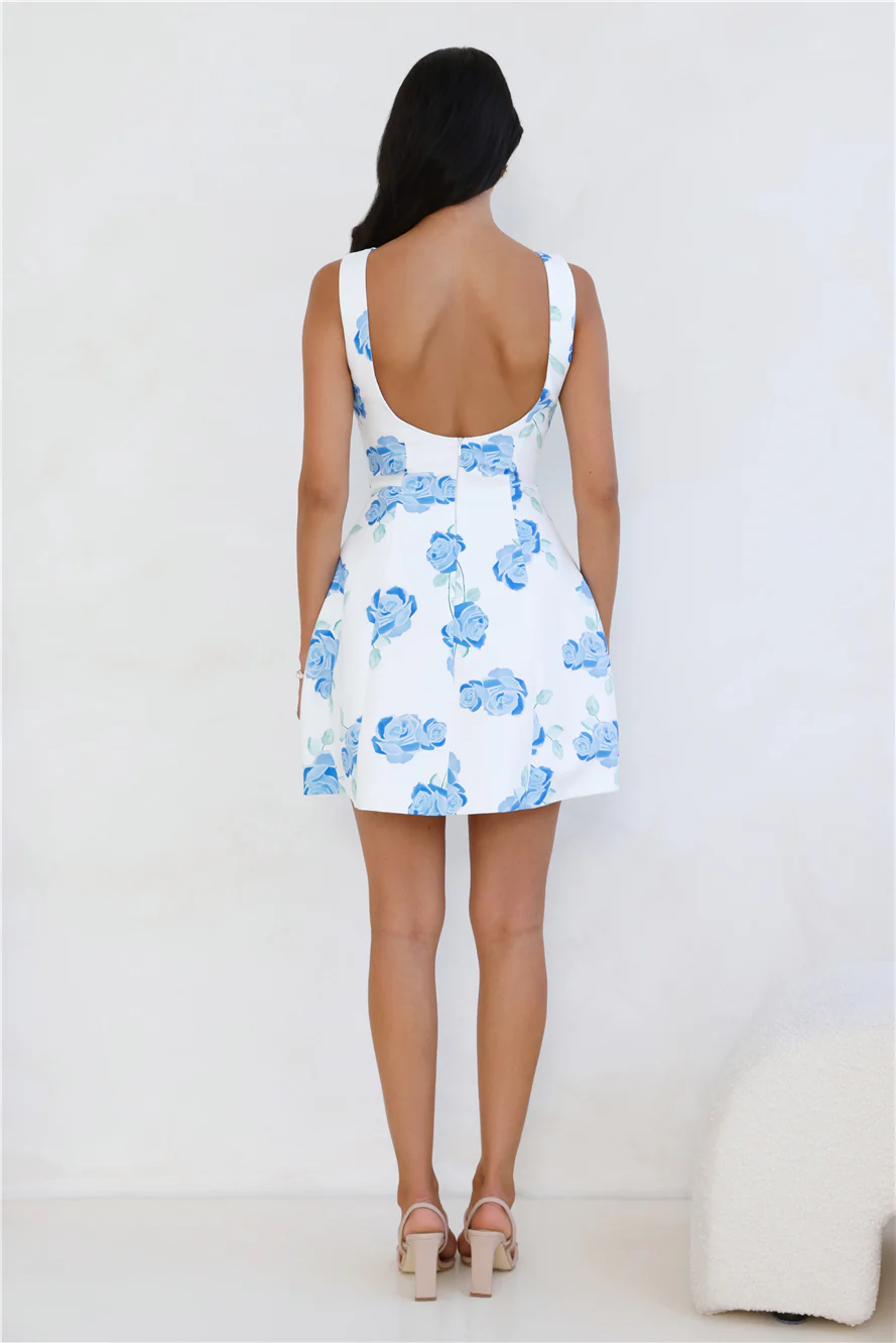 Rosy Horizon Mini Dress