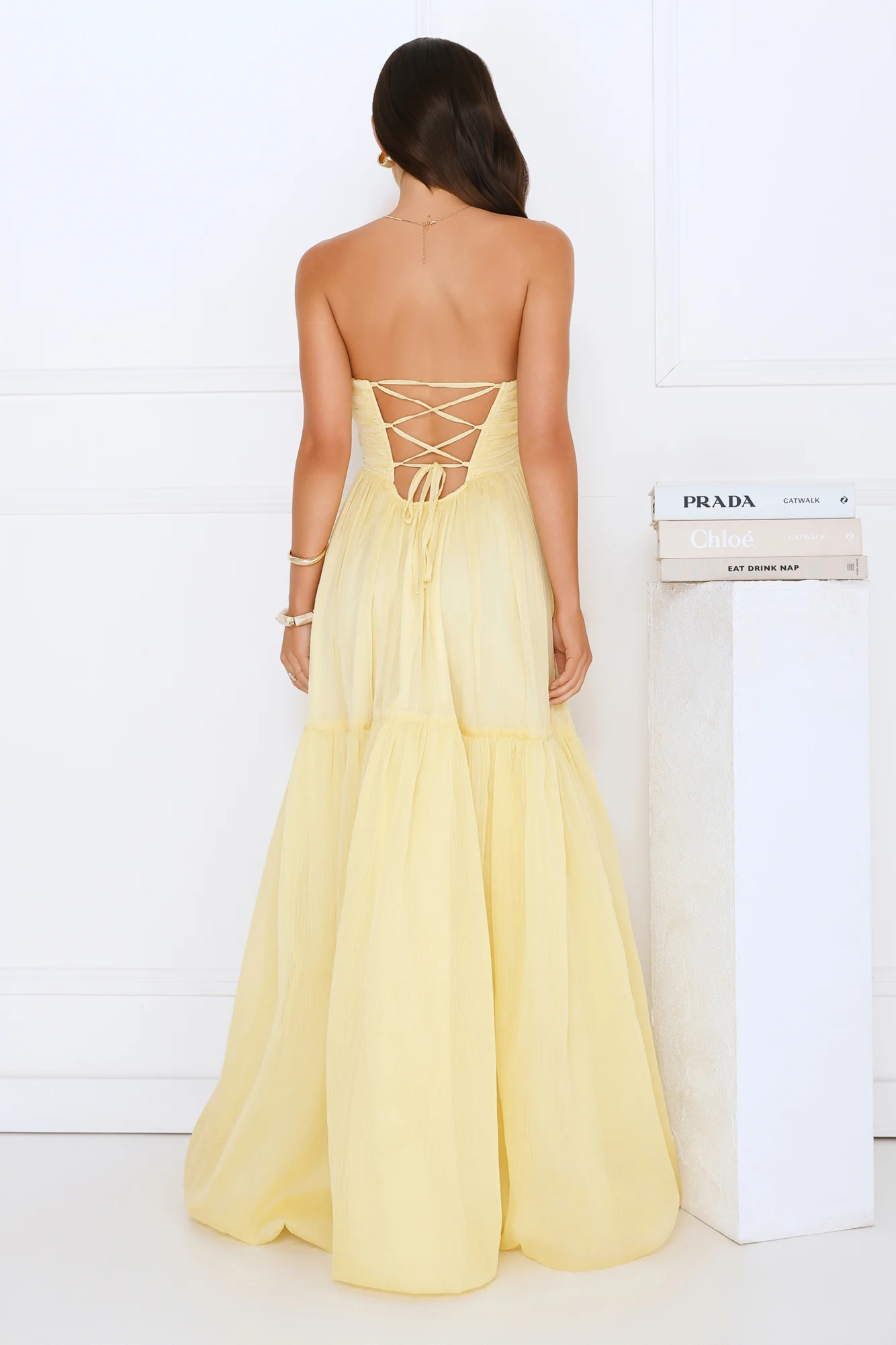 Unforgettable Style Strapless Maxi Dress