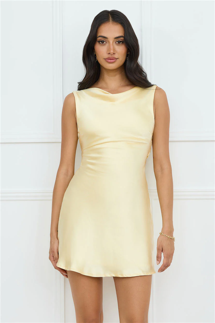 Lily Luxe Satin Mini Dress
