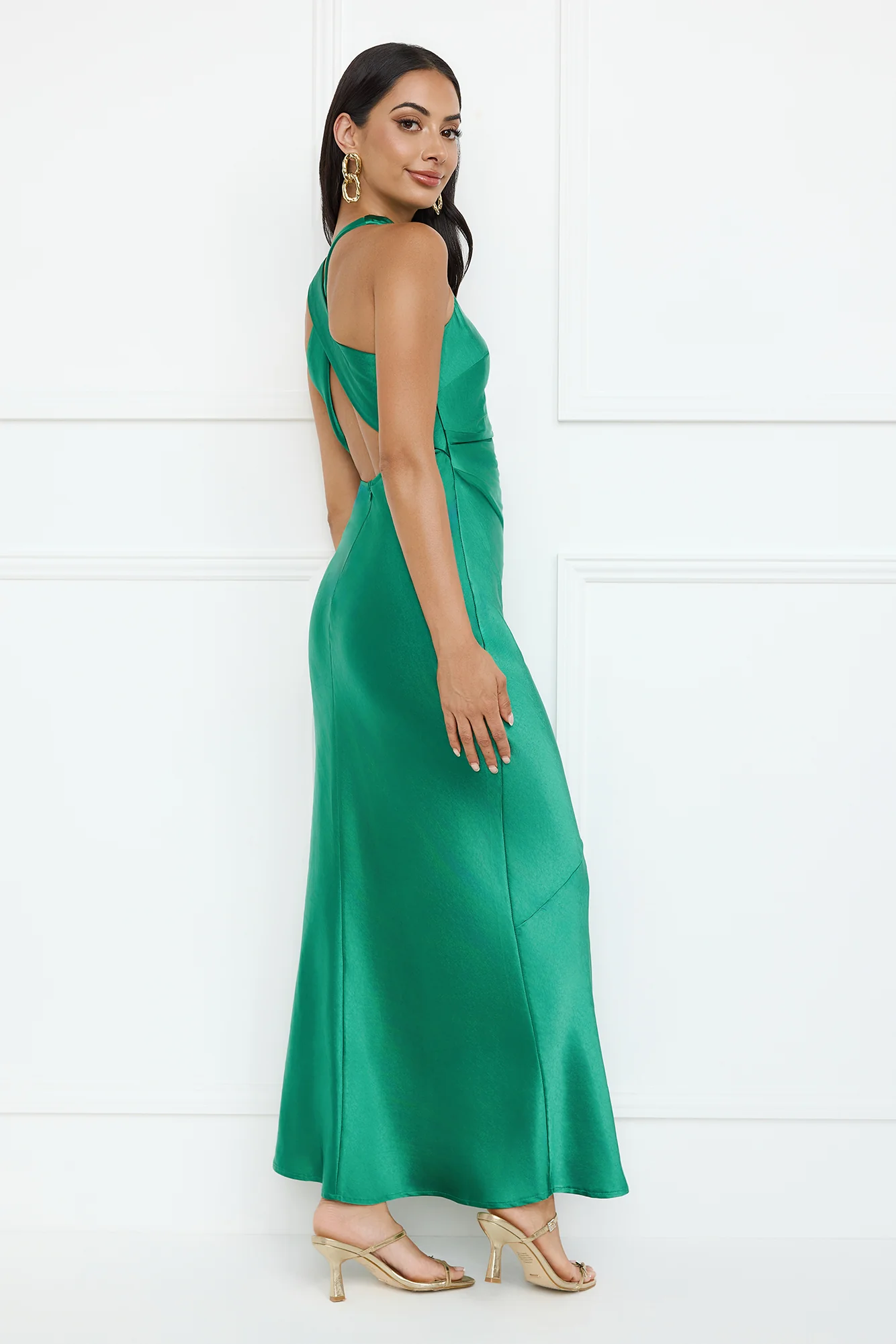 Eden Satin Maxi Dress