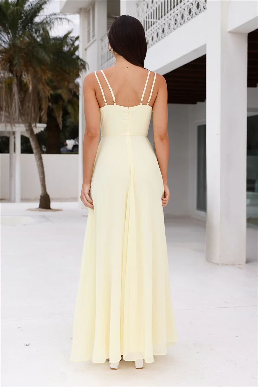 Frosted Bloom Maxi Dress