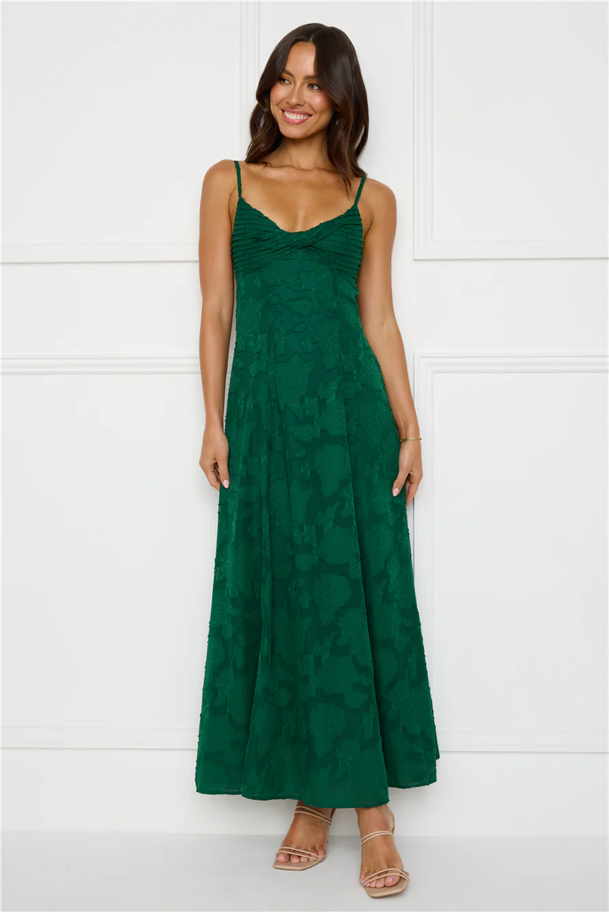 Pine Blossom Maxi Dress