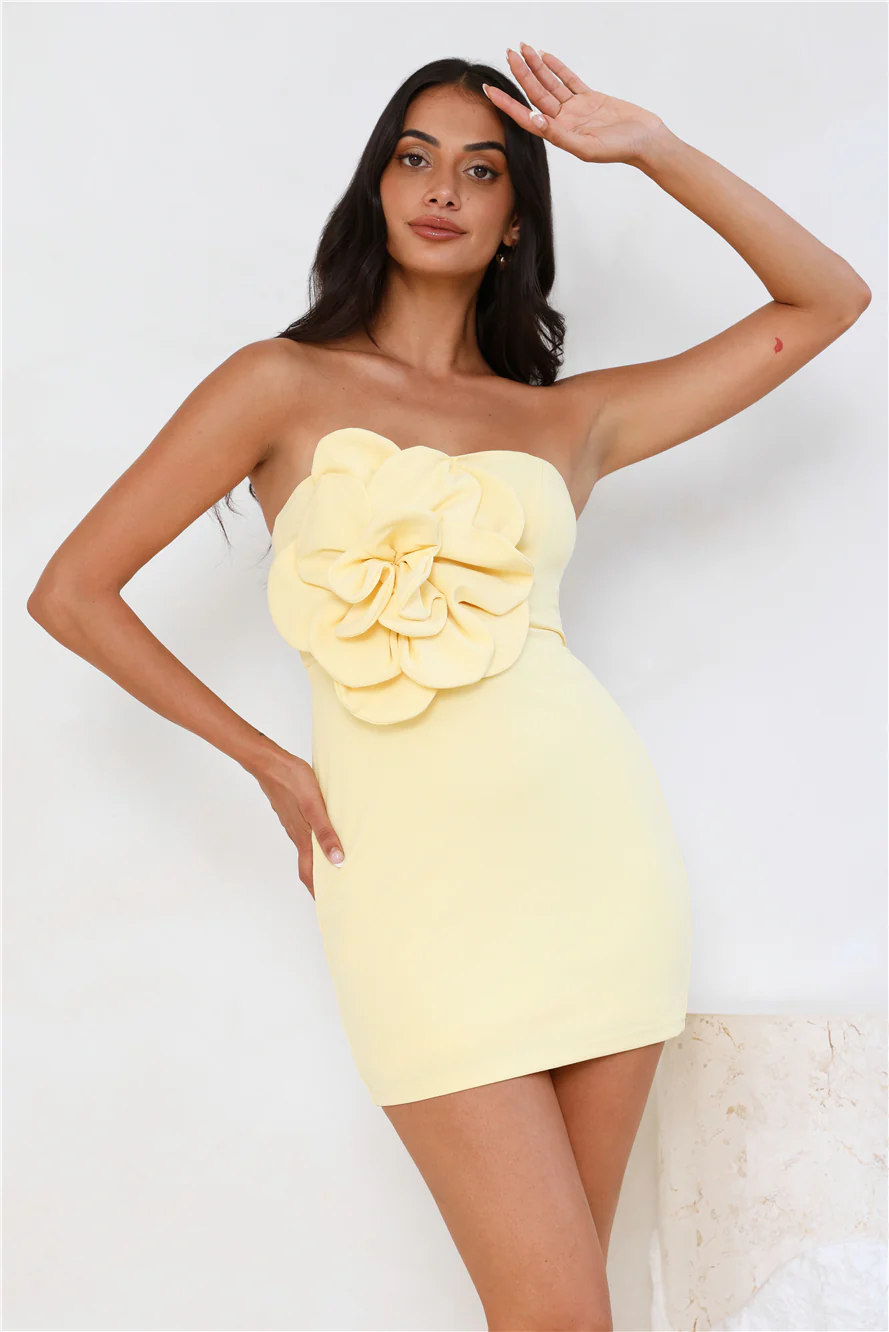 Wild Ivy Strapless Mini Dress