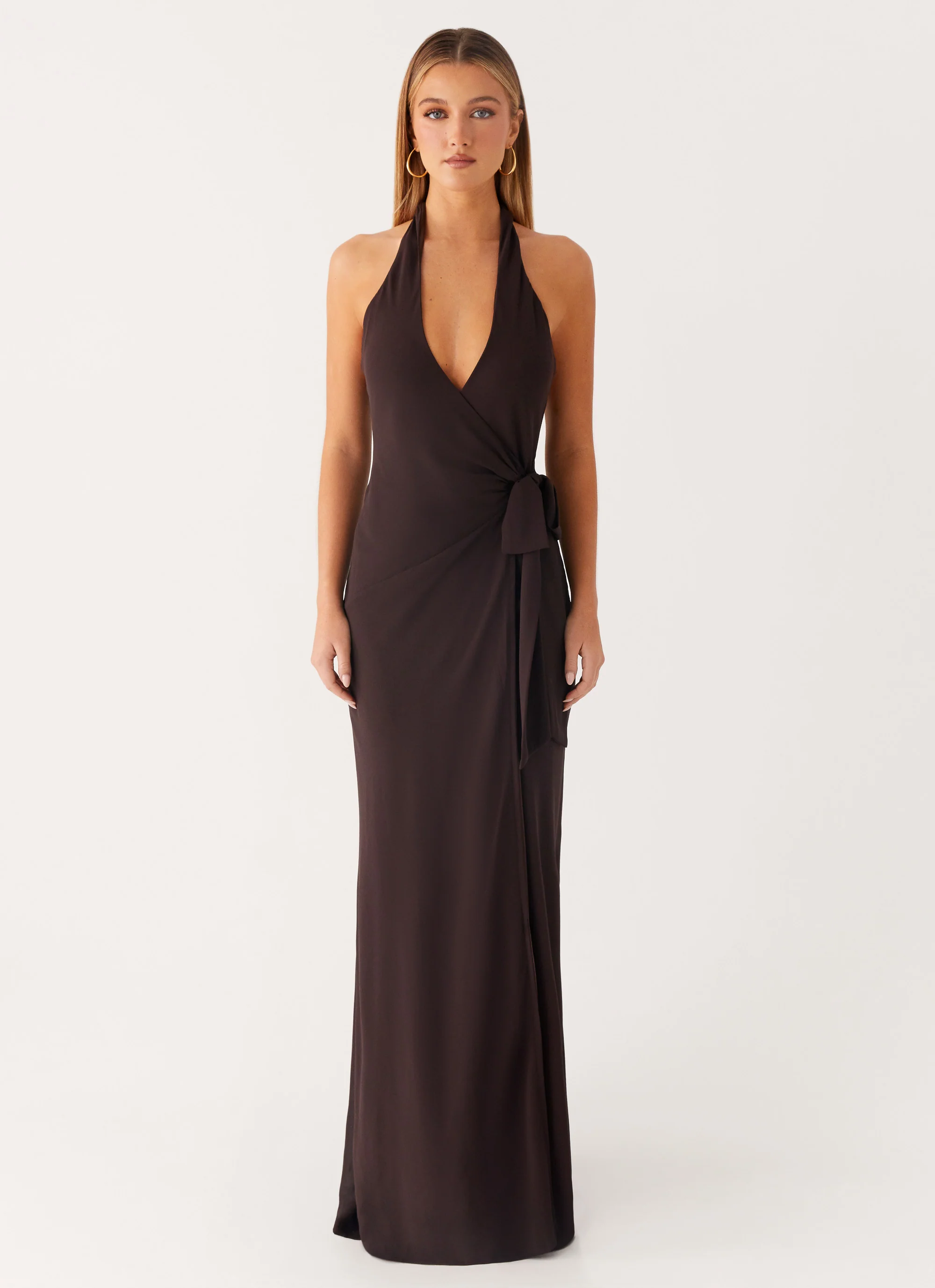 So Chic Maxi Dress - Cool Chocolate