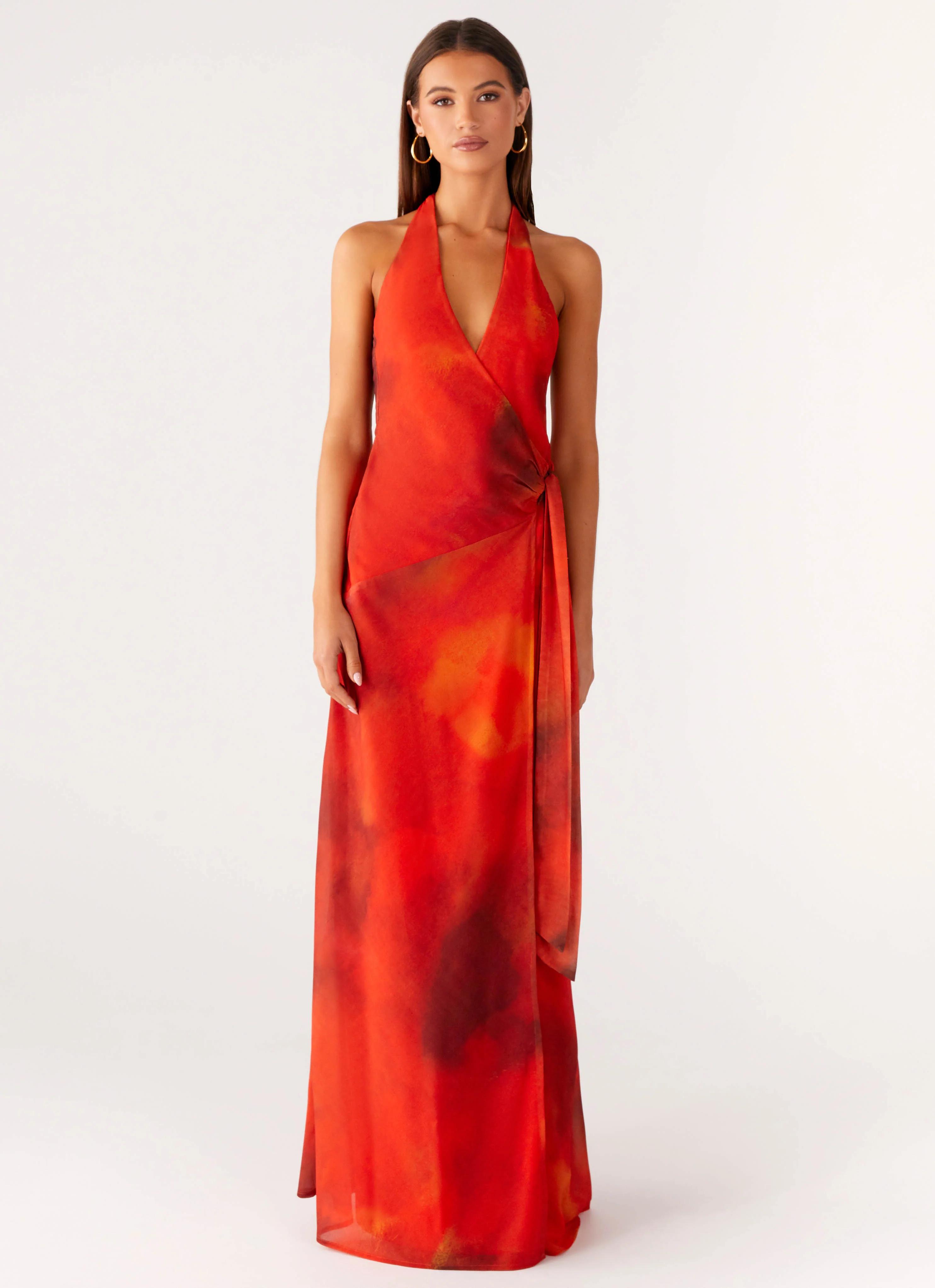 So Chic Maxi Dress - Scarlet Blur