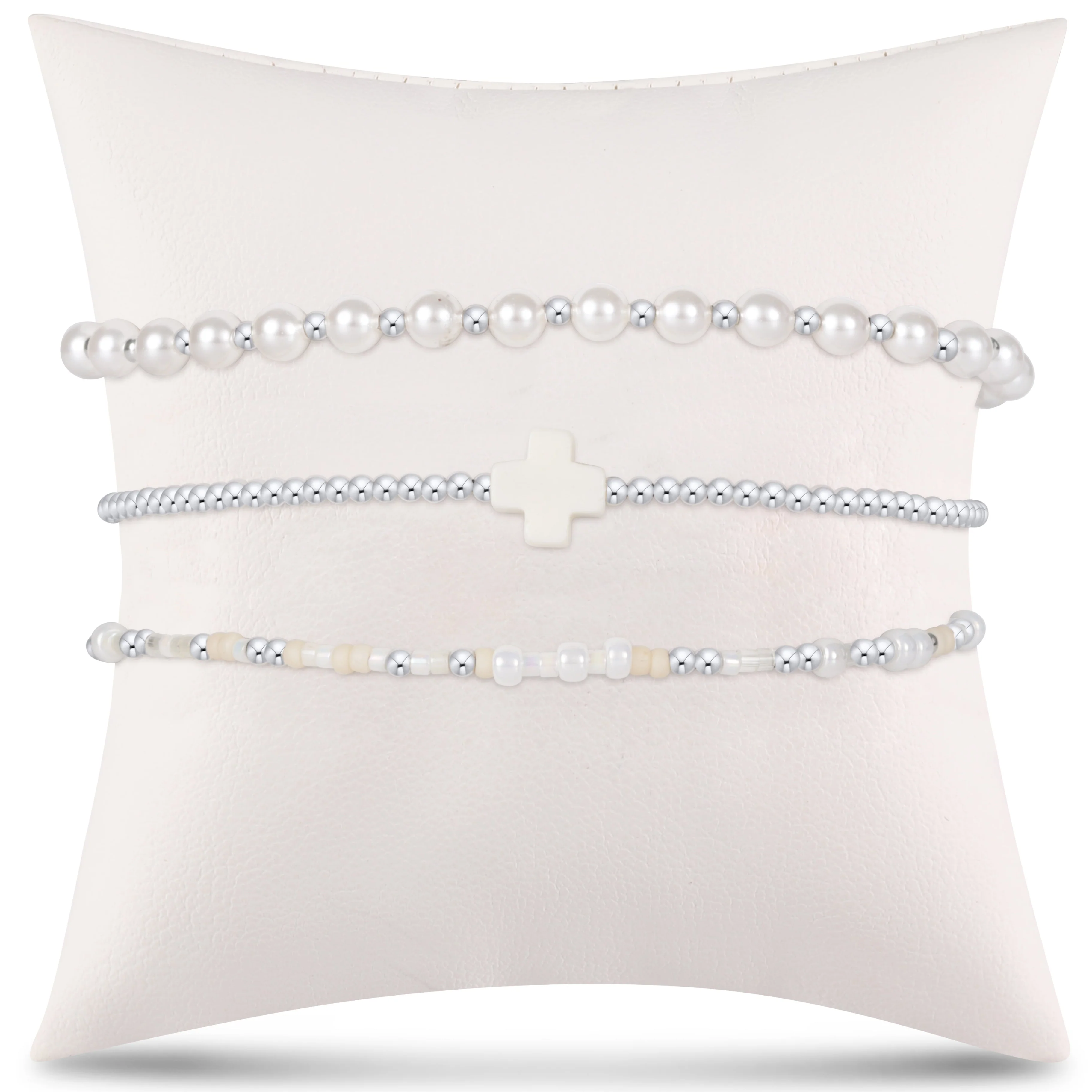 e's gift drawer stack - sterling off-white