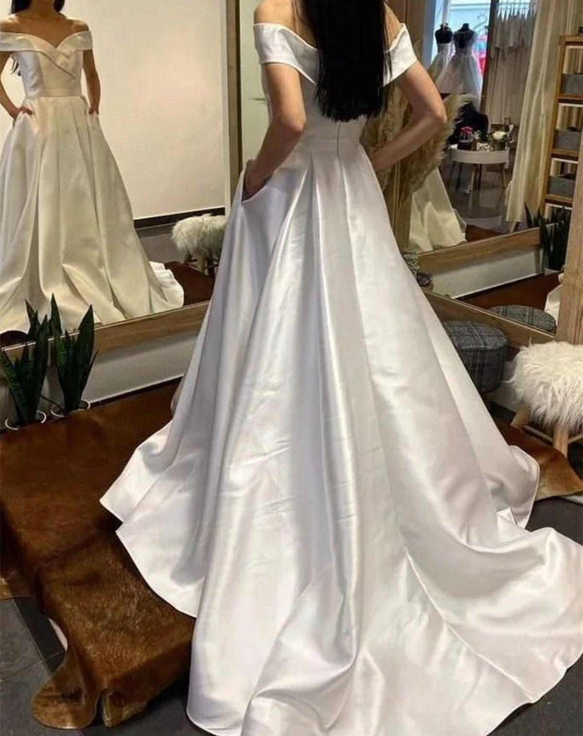 Unthony - Off Shoulder Royal Blue/Purple/White Long Prom Dress