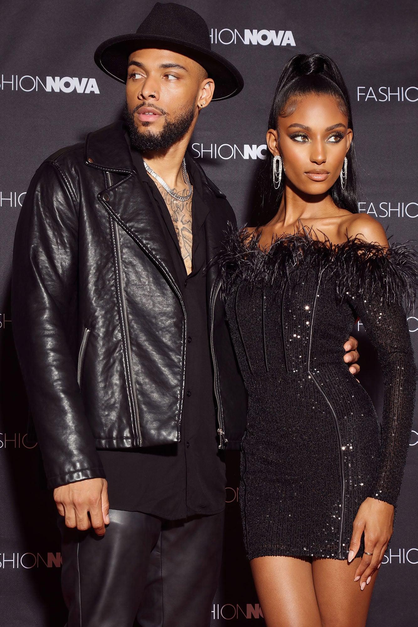 Champagne Frenzy Sequin Mini Dress - Black