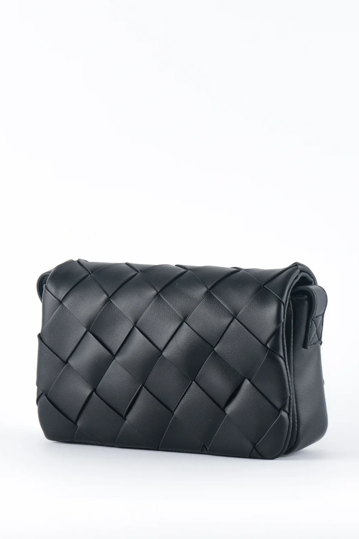 TEN TONES Azure Weave Bag Black