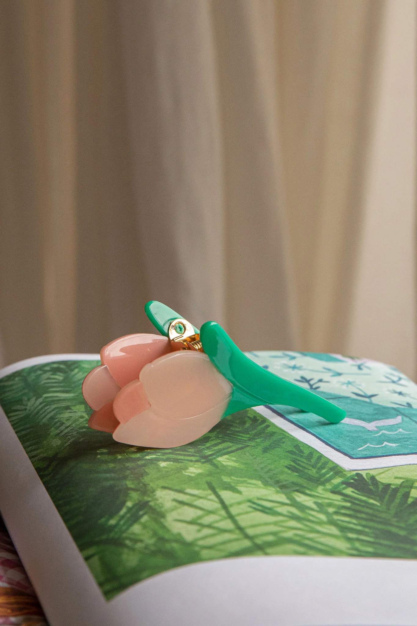 Tulip Hair Clip Flower