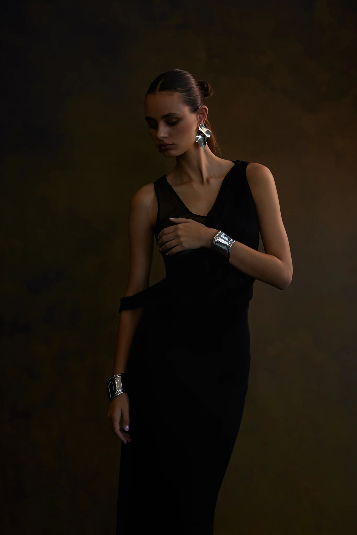 NOAH Wave Cuff Silver