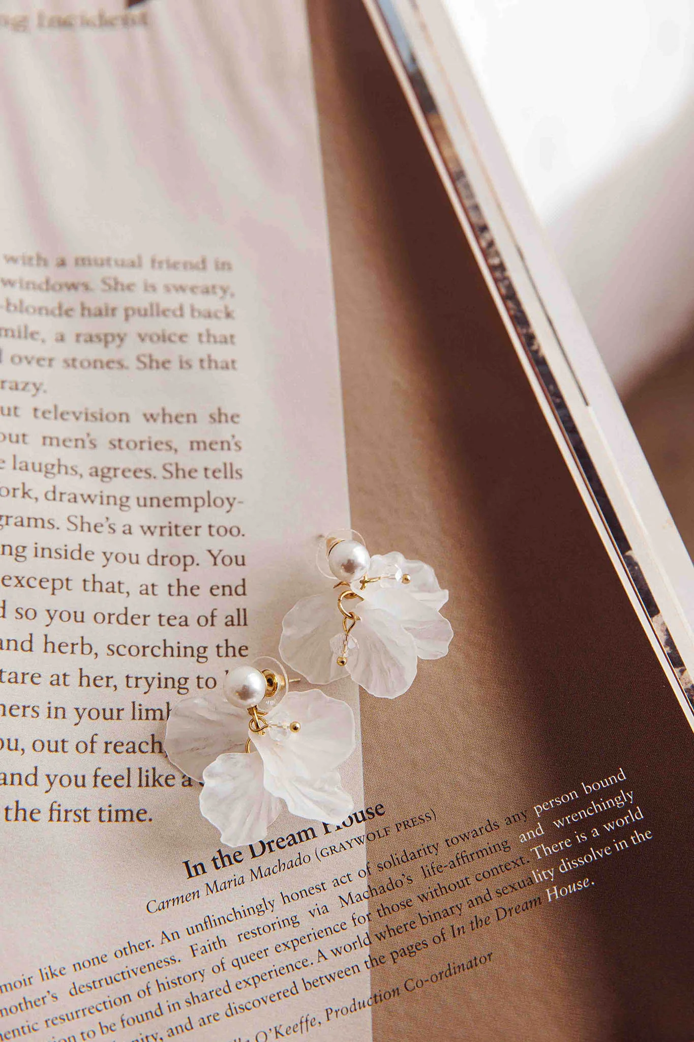 Earth Angel Petal Earrings Gold