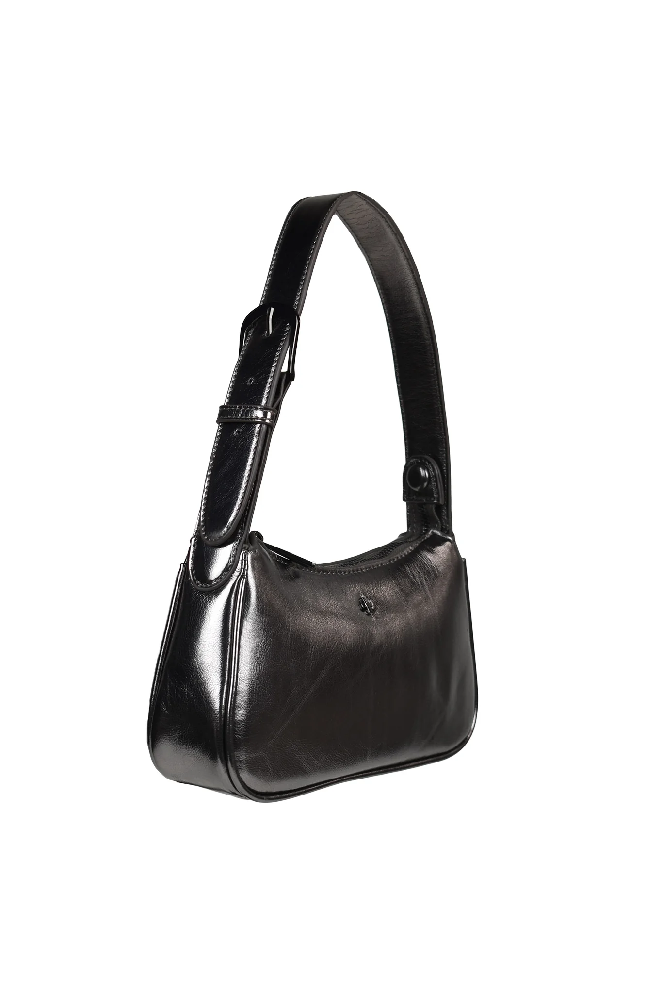 PETA + JAIN Gabi Shoulder Bag Metallic Gunmetal