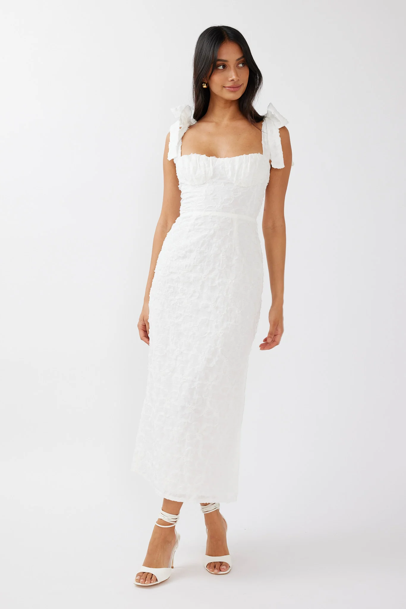 Amber Waist Tied Midi Dress main image 1