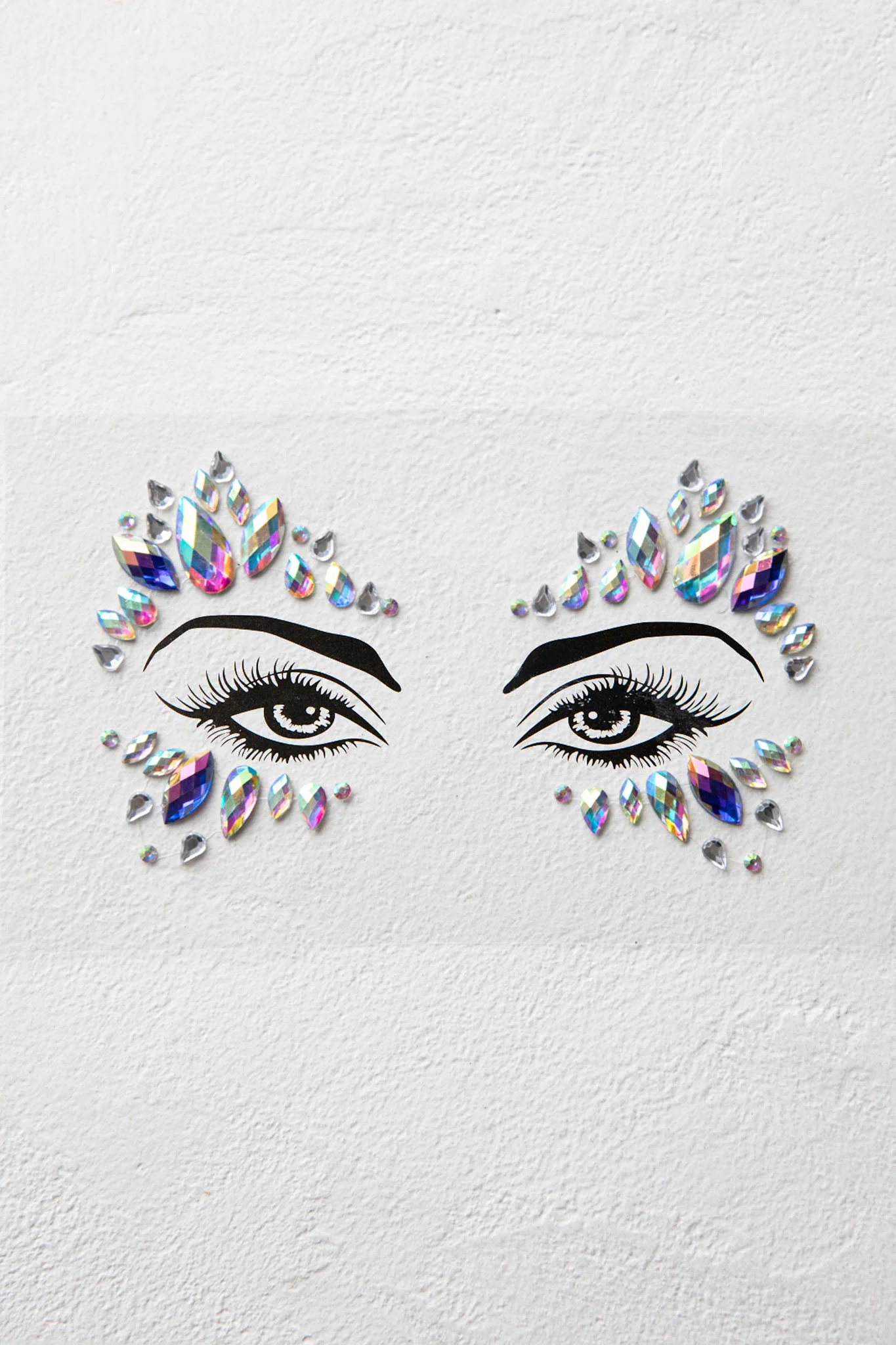 Electric Nights Face Jewels Multi B