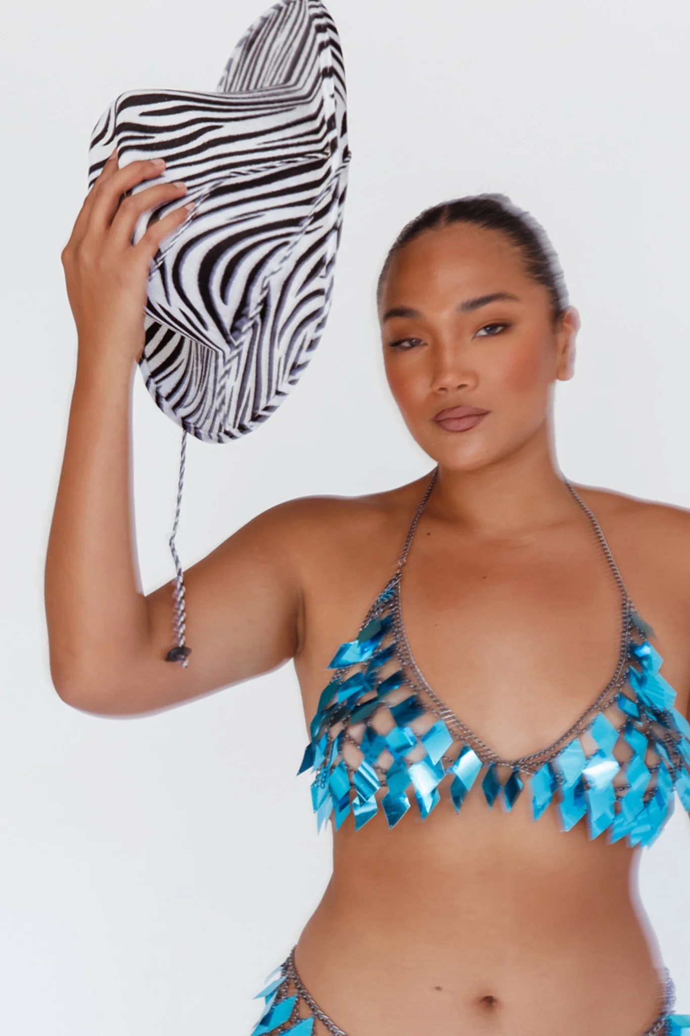 Zebra Print Cowboy Hat