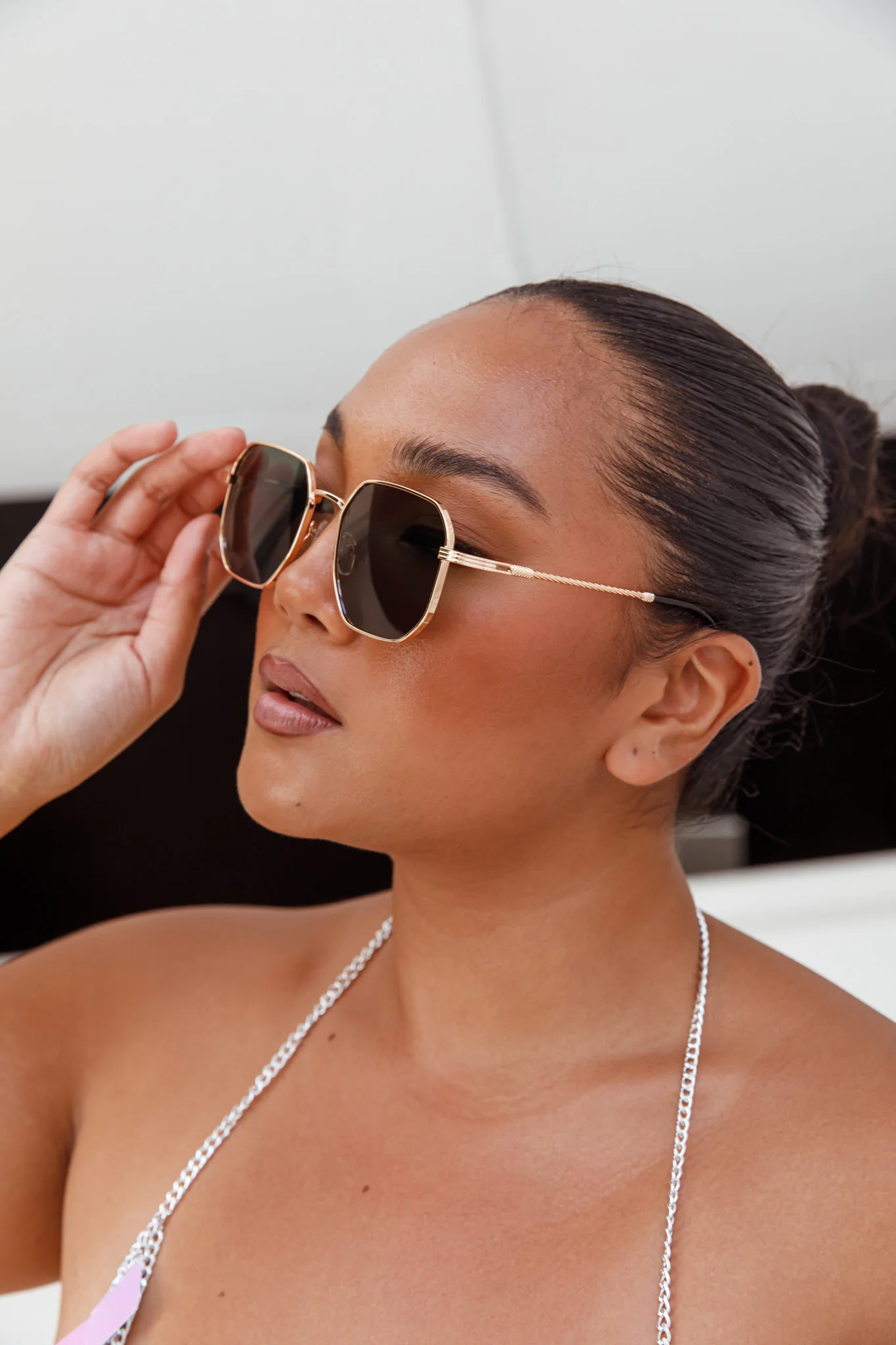 Sahara Aviator Sunglasses Black