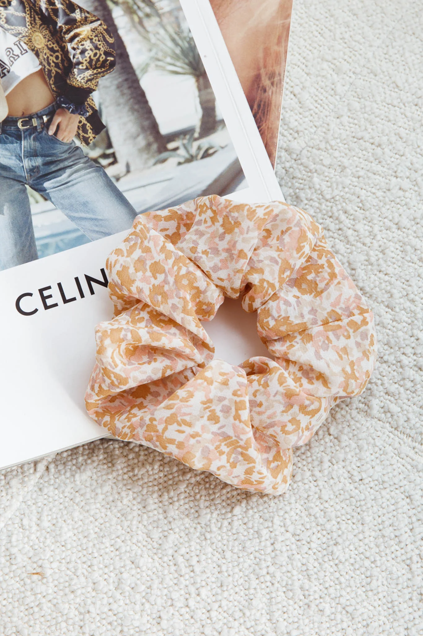 Chouchou Scrunchie Mottled Beige