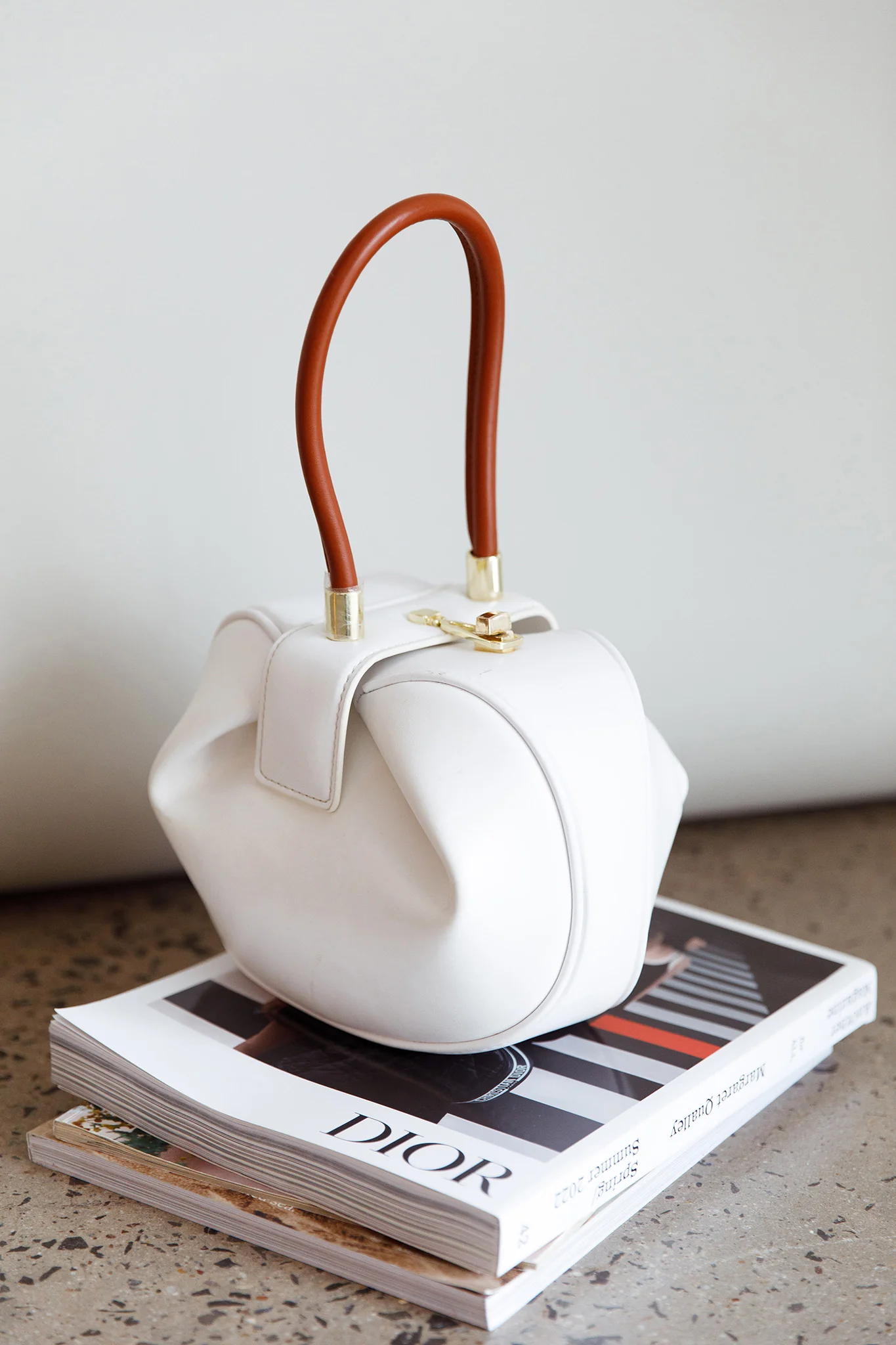 Billie Dumpling Hobo Bag White