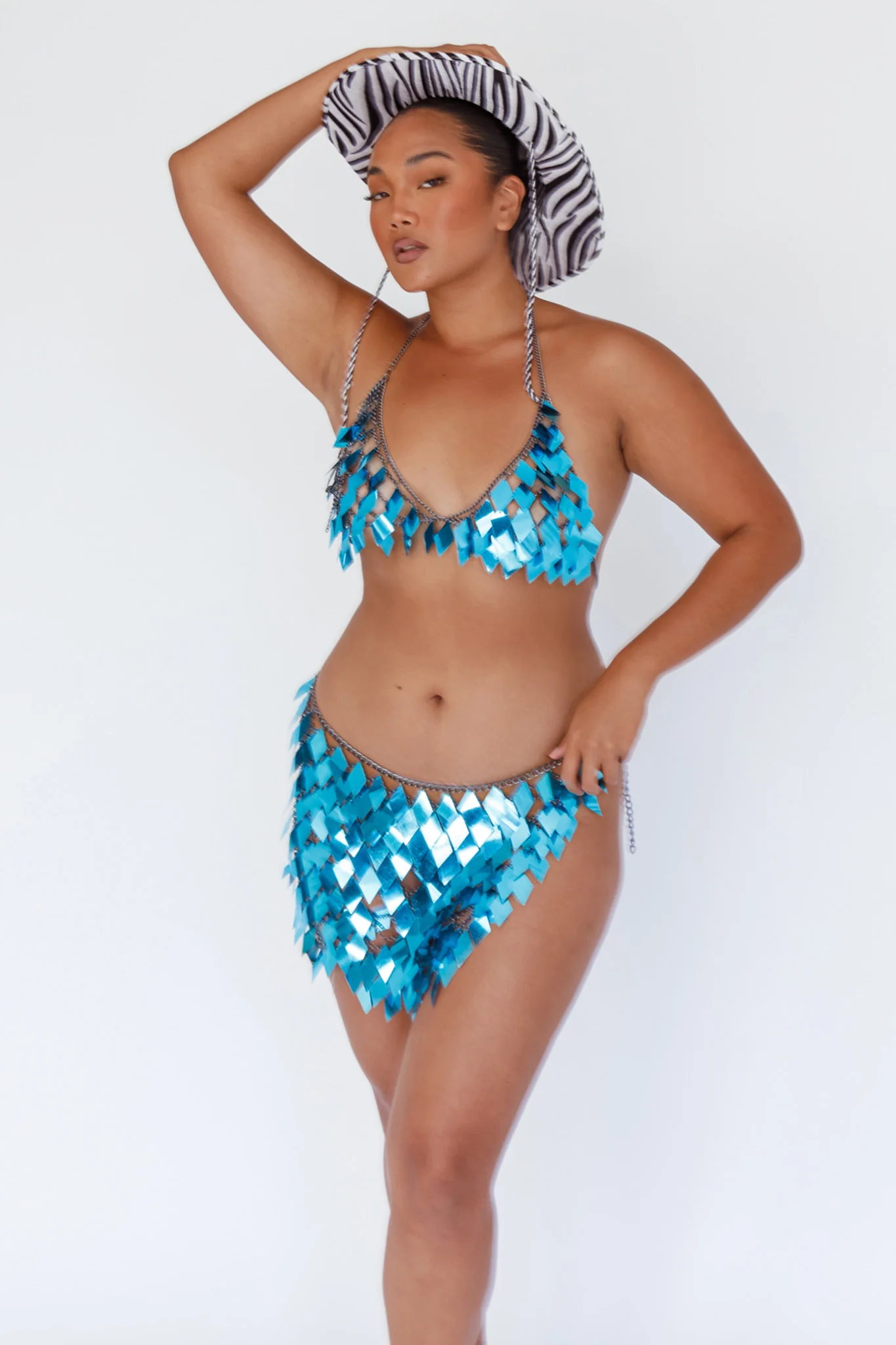 Zebra Print Cowboy Hat