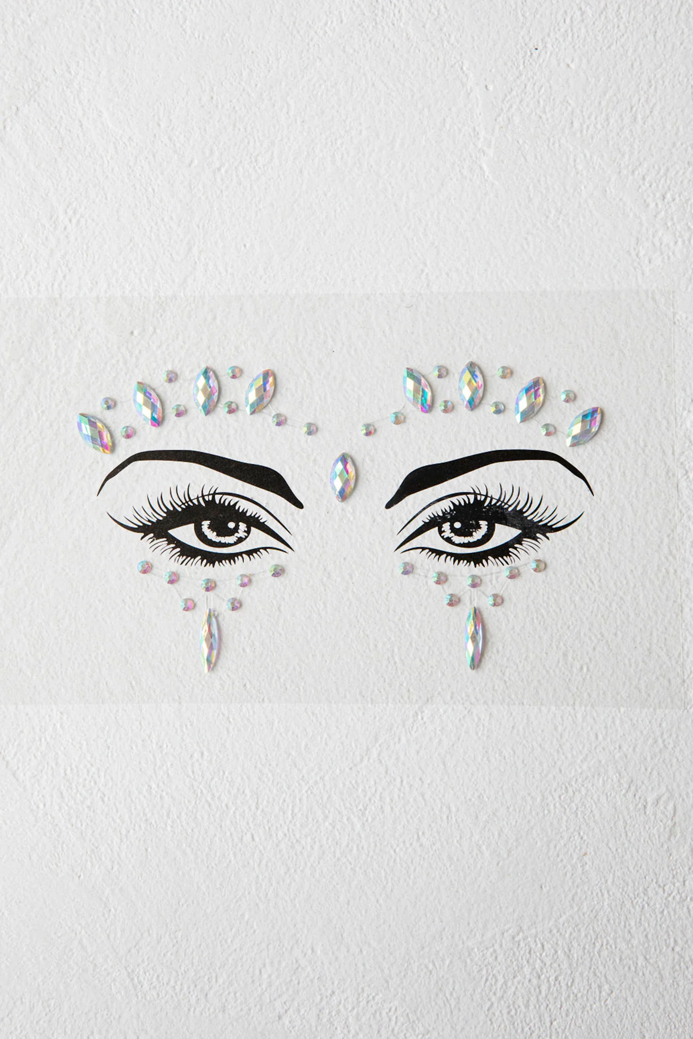 Electric Nights Face Jewels Multi C