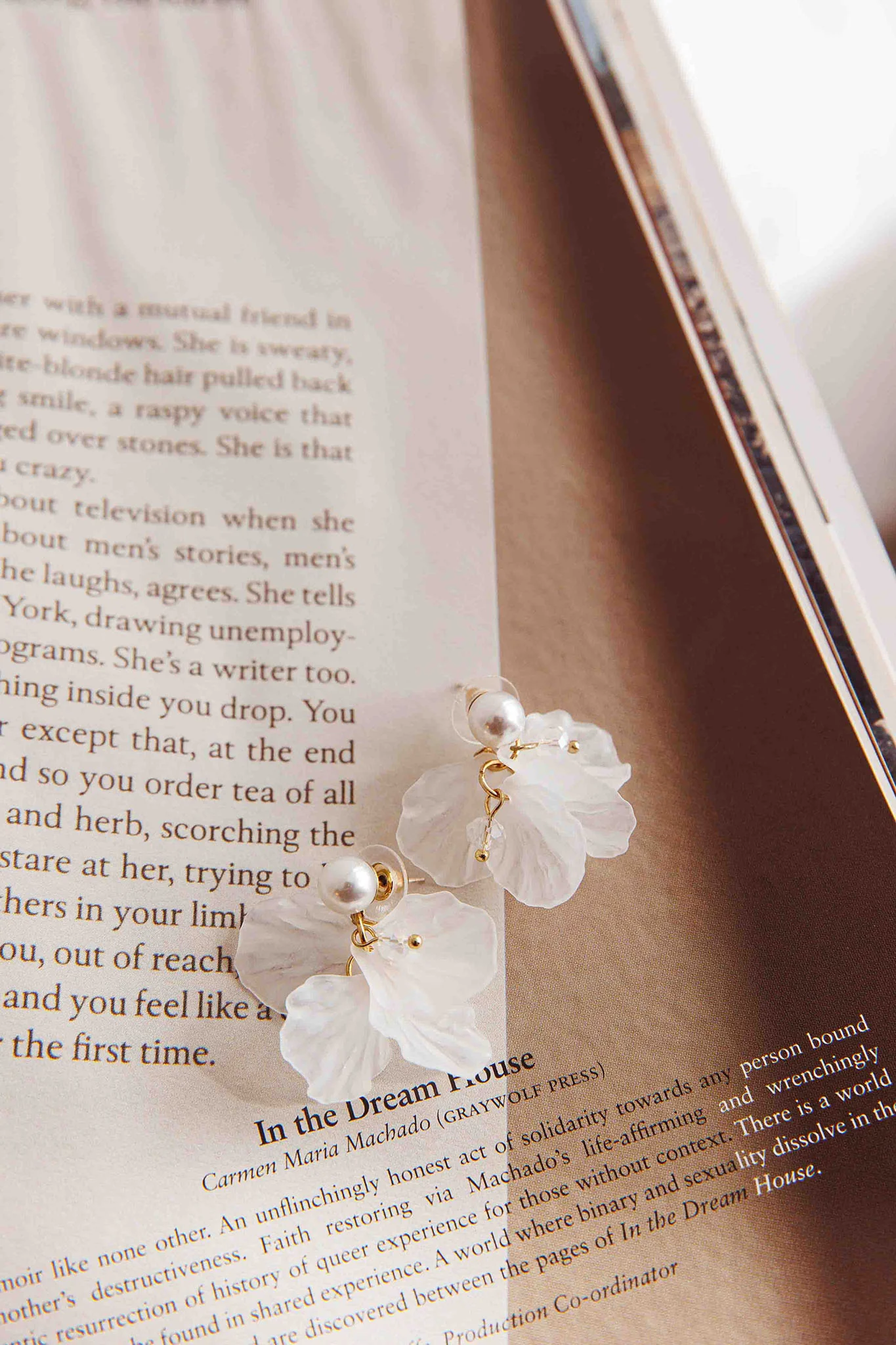 Earth Angel Petal Earrings Gold