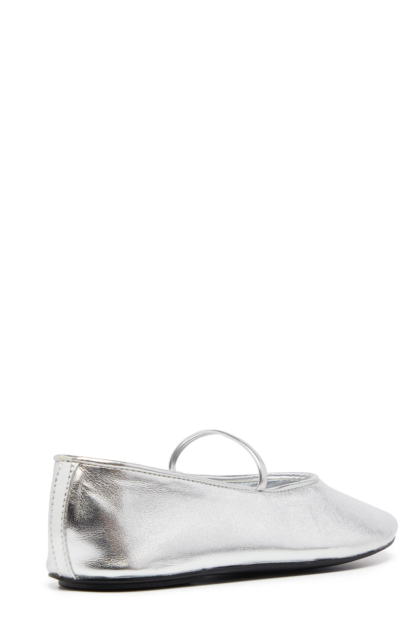 THERAPY Moncherri Ballet Flat Silver Smooth