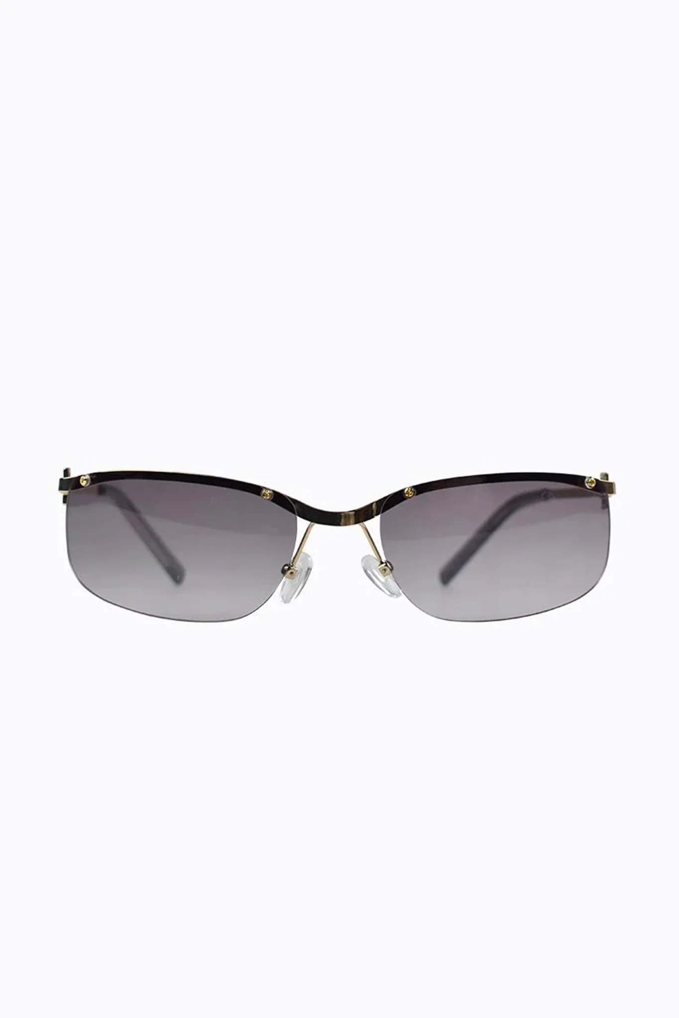 Peta And Jain Metal Mono Lens Sunglasses Gold