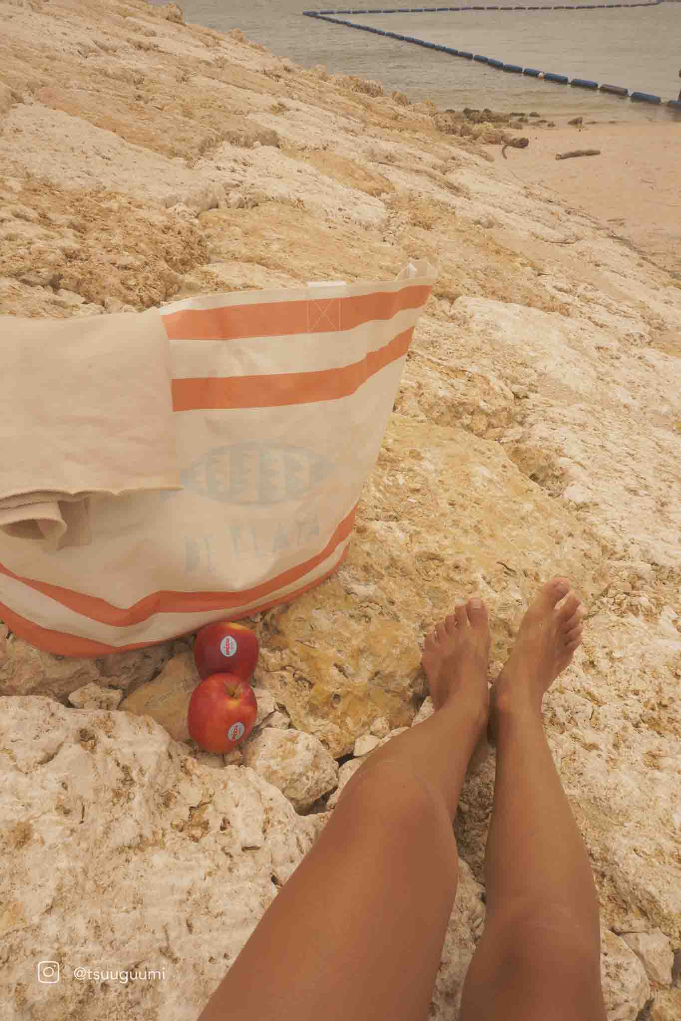 SUNNYLiFE Carryall Beach Bag De Playa Coral Utopia