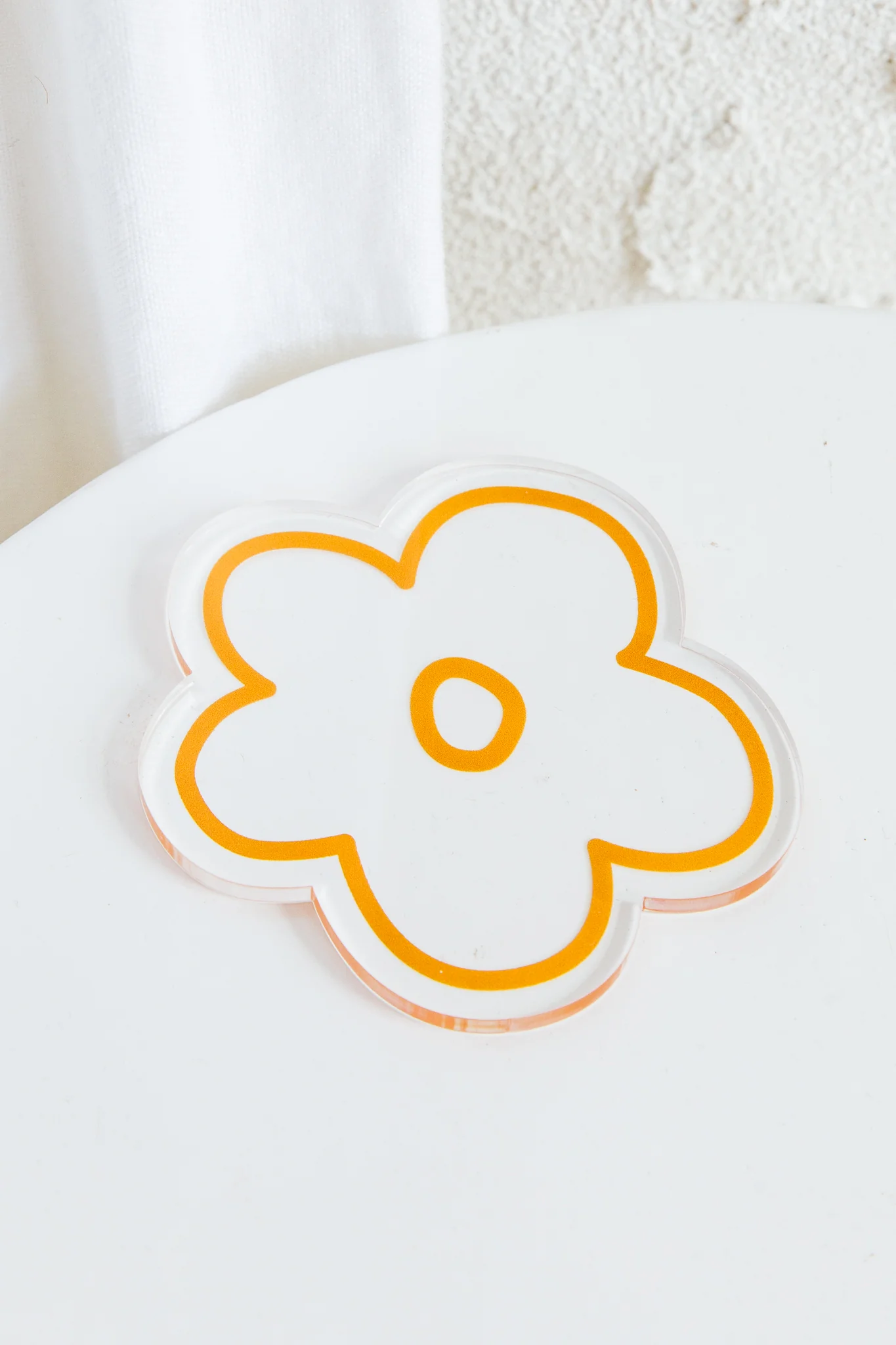 Flower Feeling 4pc Acrylic Coaster Set