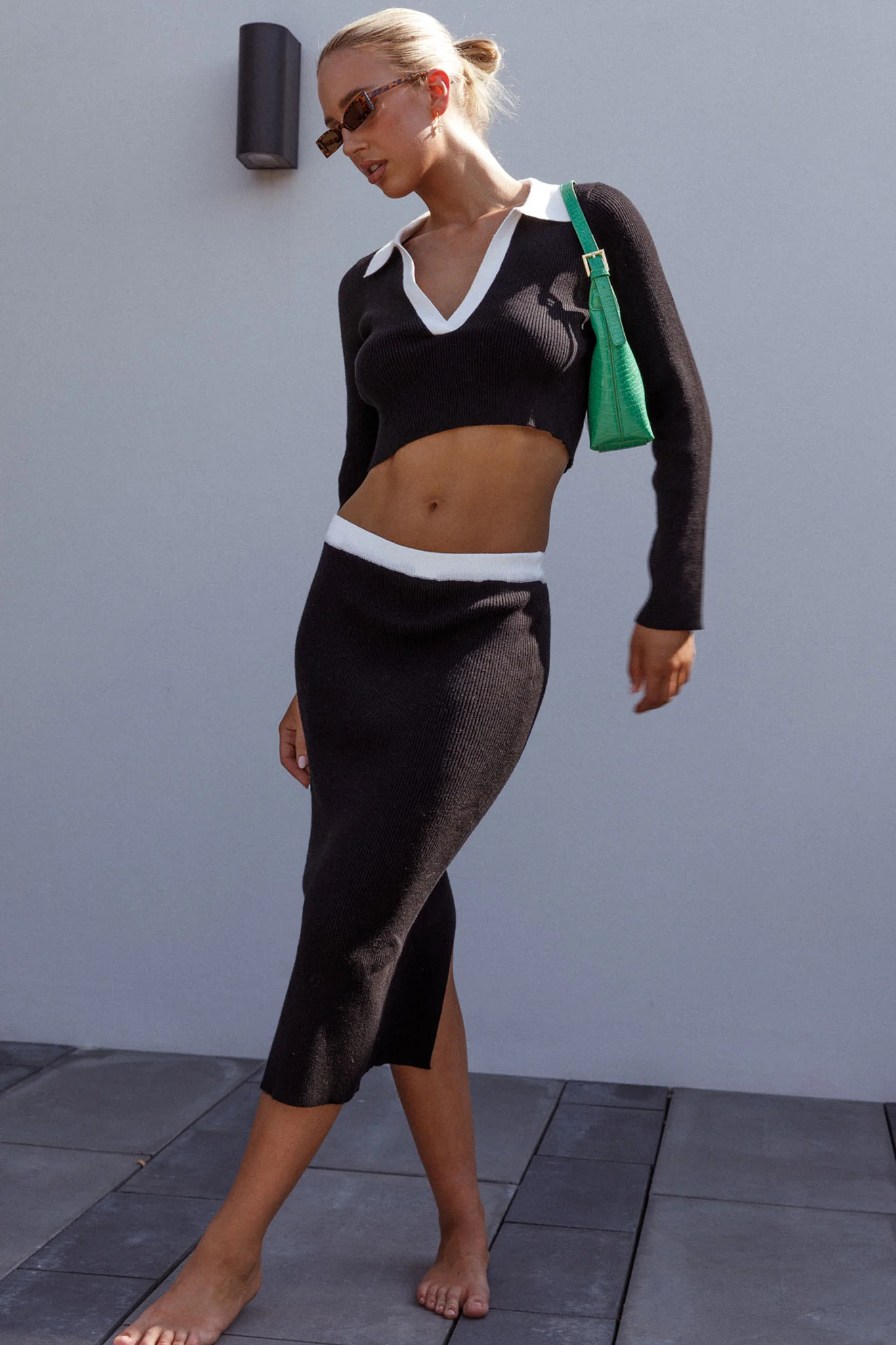 Peta And Jain Cambridge Handbag Green