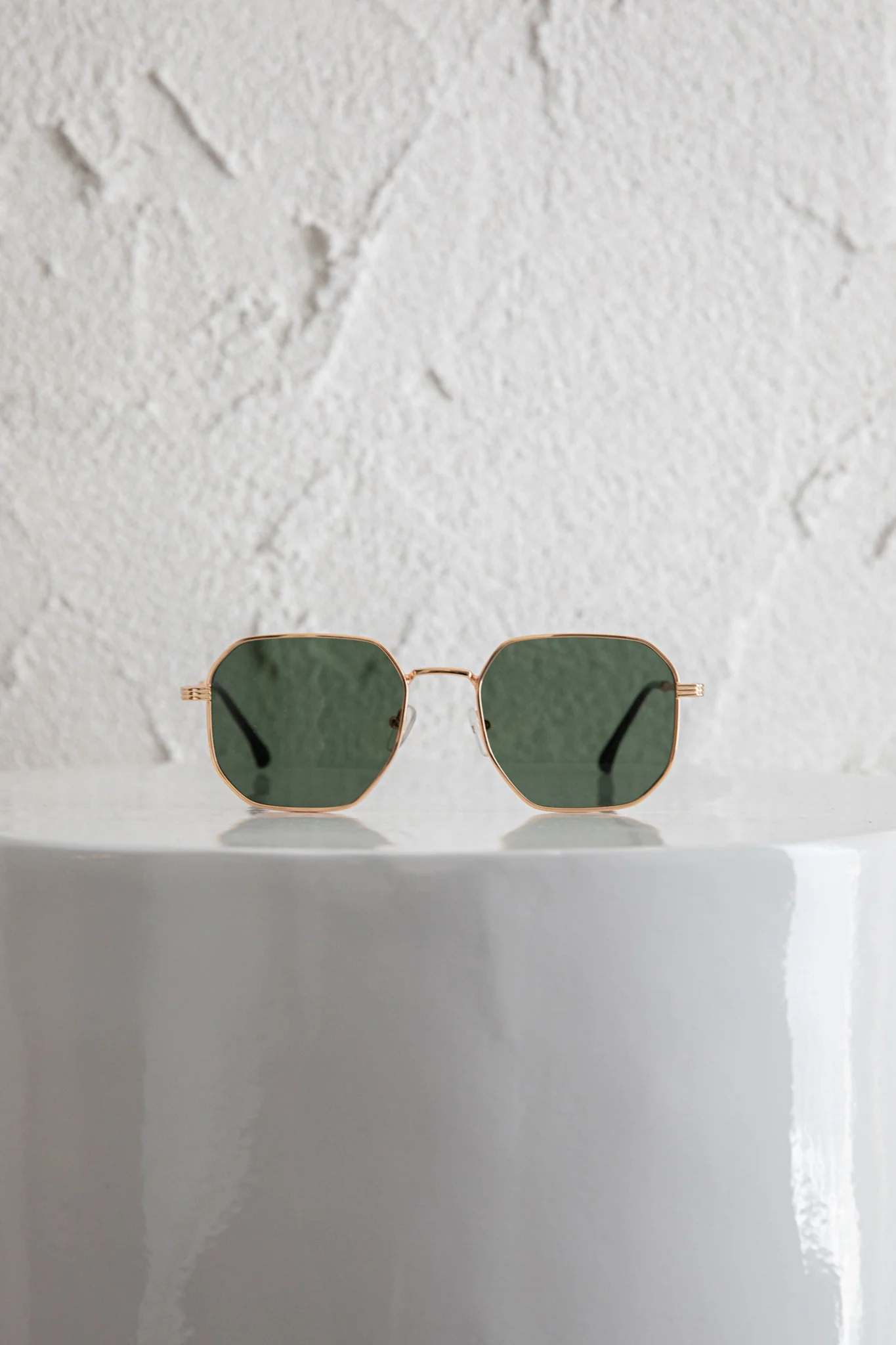 Sahara Aviator Sunglasses Dark Green