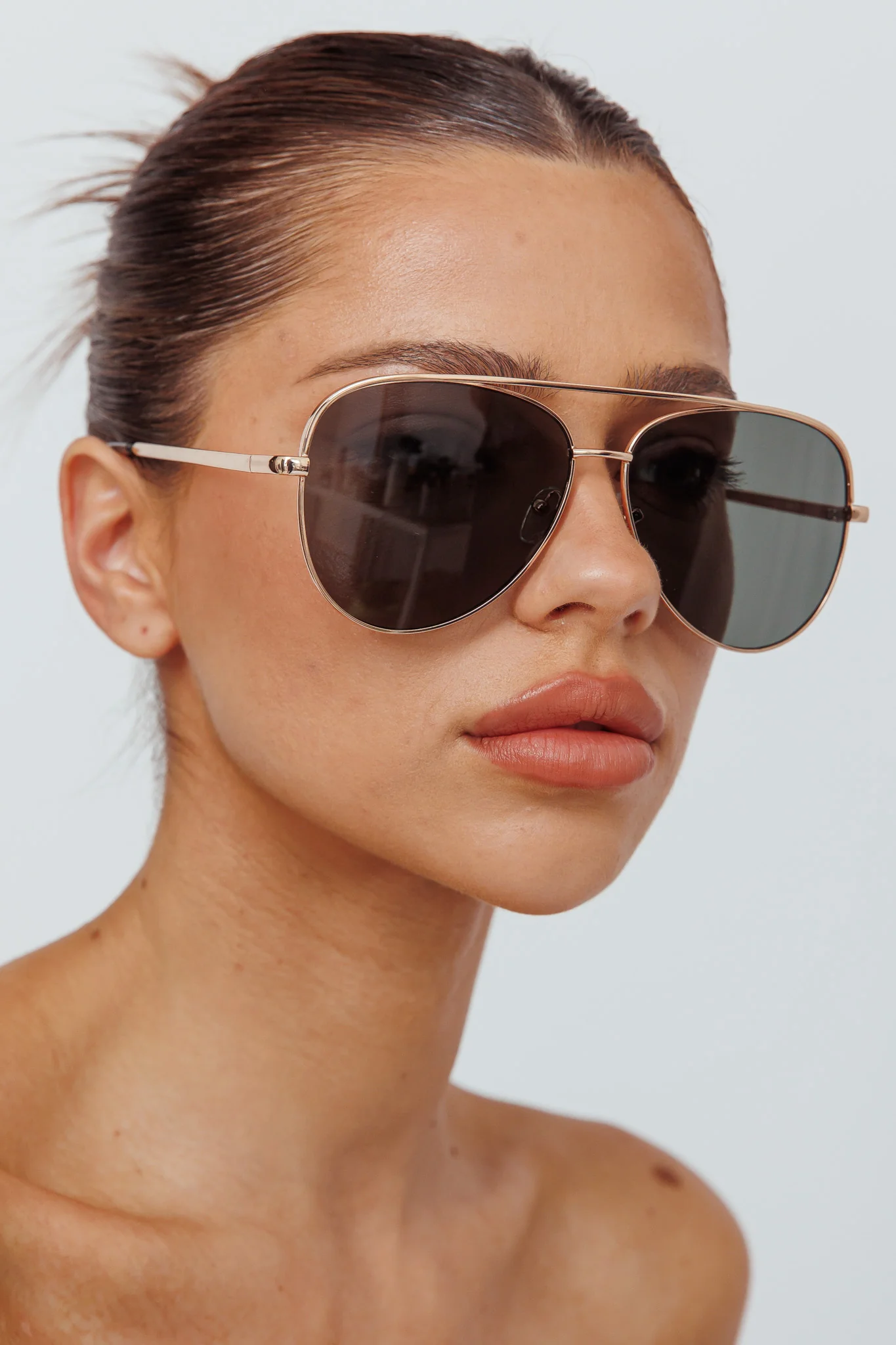 Peta And Jain Franki Sunglasses Gold