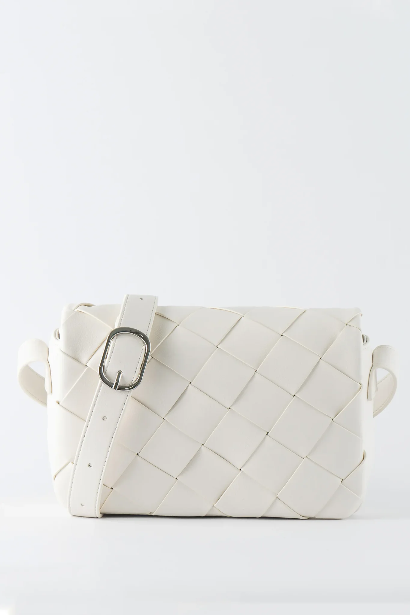 TEN TONES Azure Weave Bag White