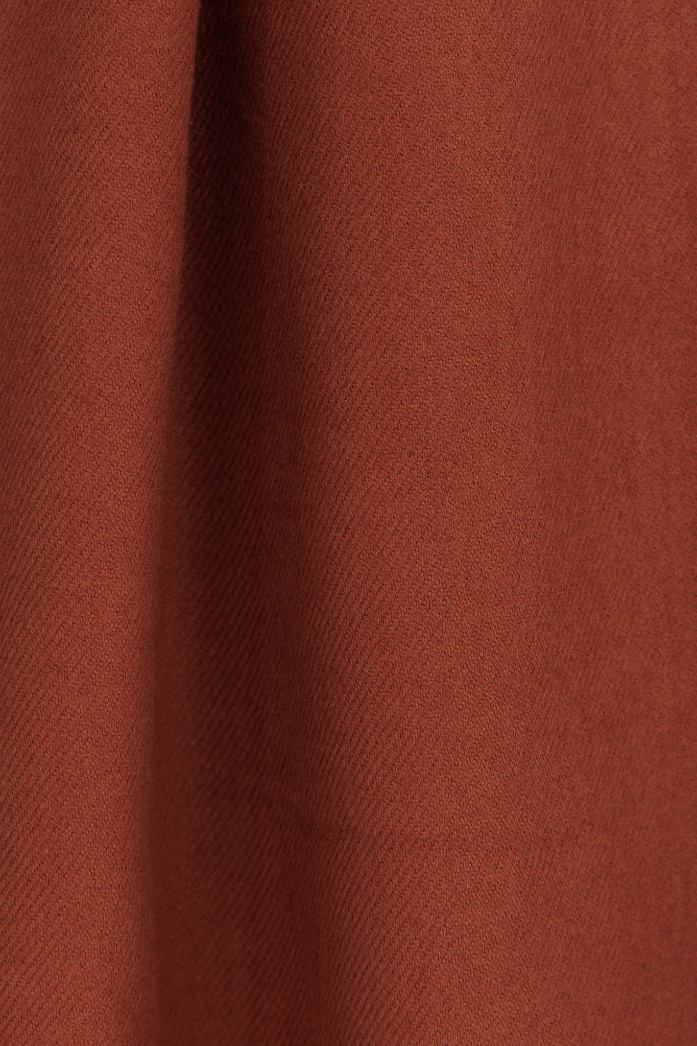 Diona Cashmere and Wool Fringed Scarf Brown