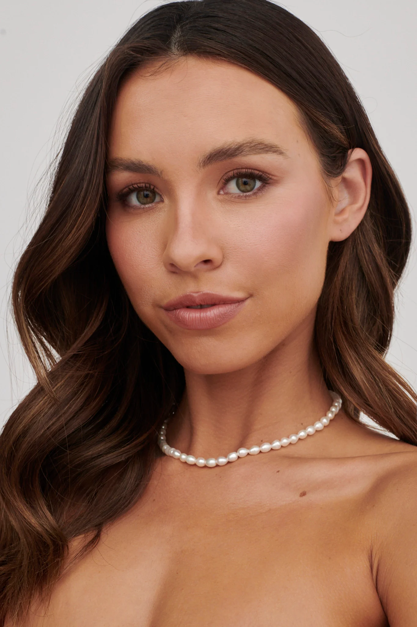 Bonita Pearl Strand Necklace Gold