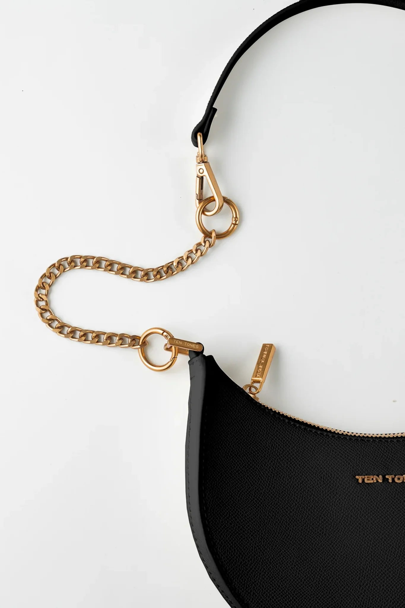 TEN TONES Grayson Moon Bag Black