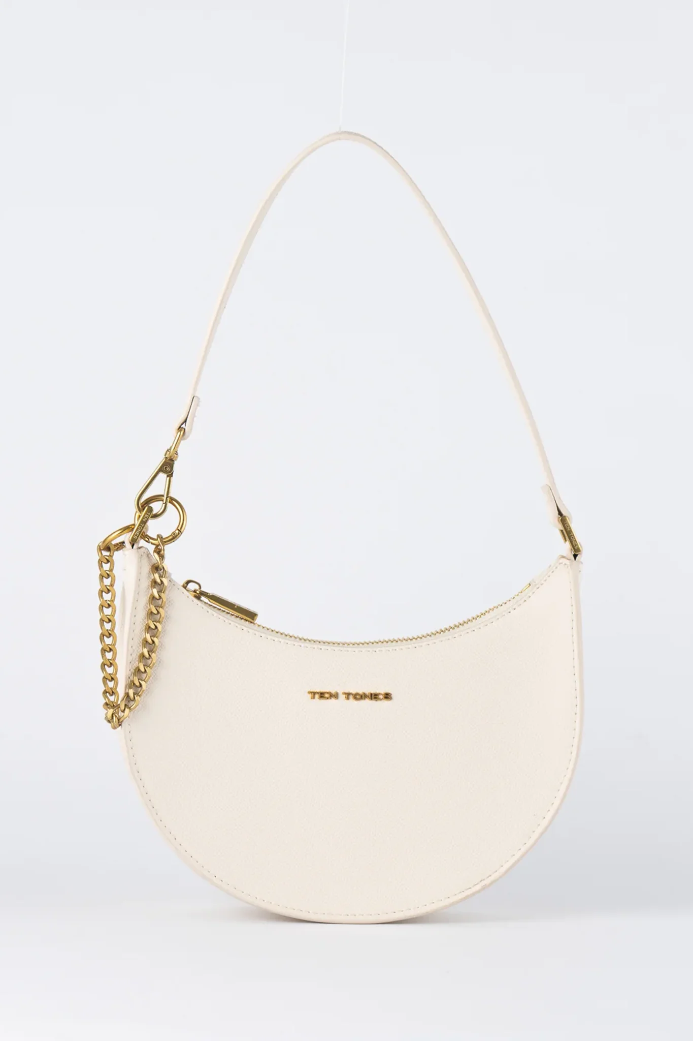 TEN TONES Grayson Moon Bag White