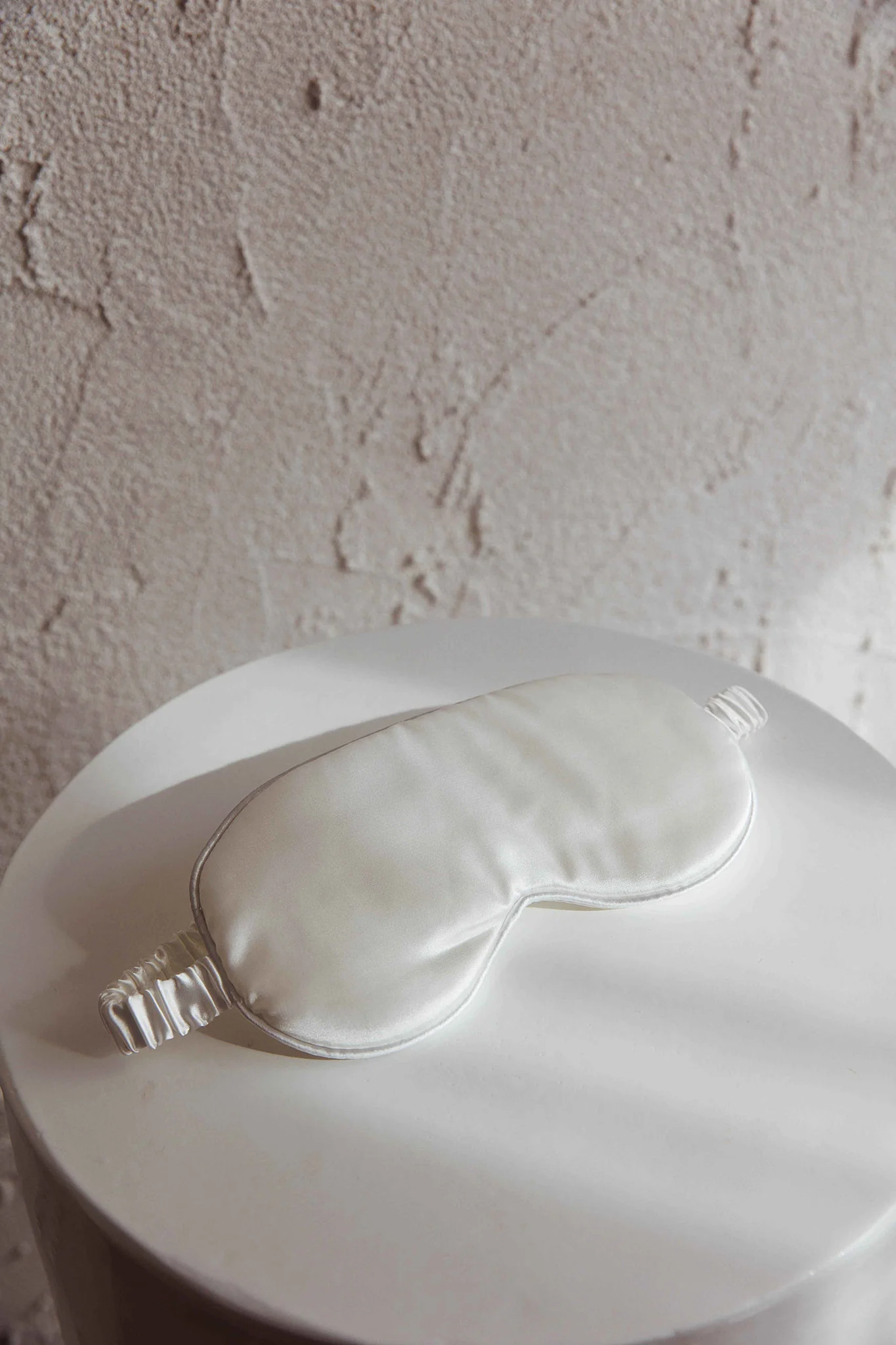 Sweet Dreams Satin Eye Mask White