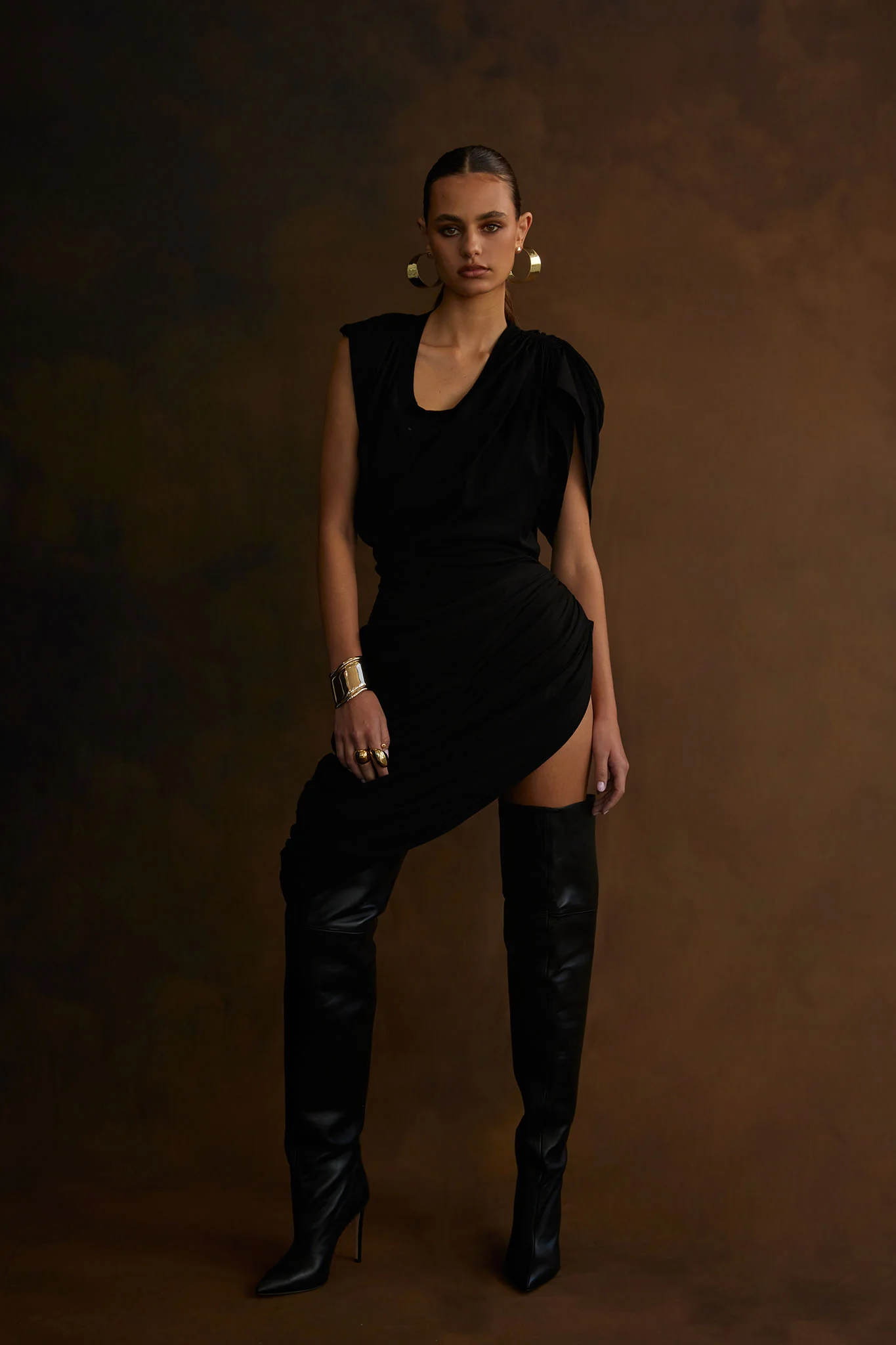 NOAH Knuckle Ring Gold