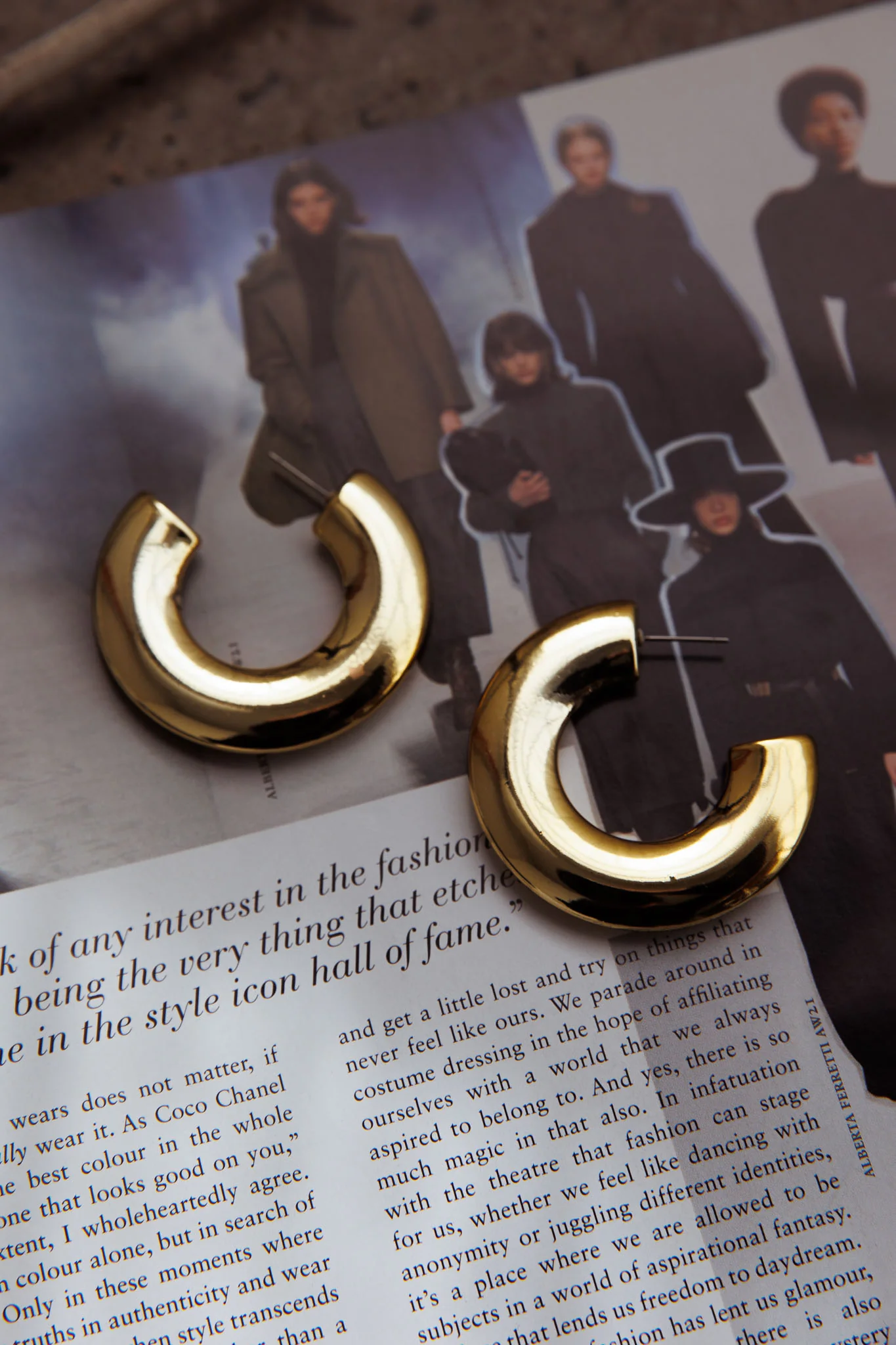 Hailie Chunky Hoops Gold