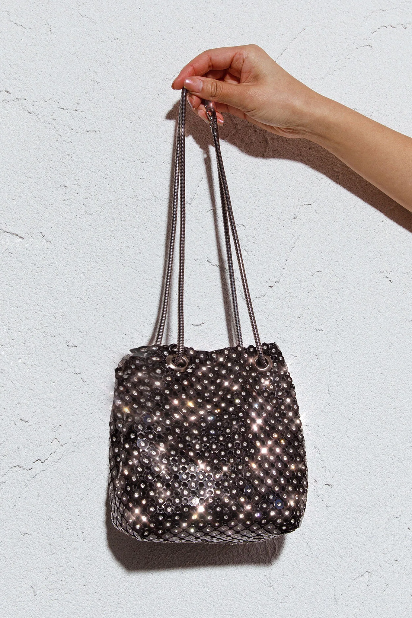 Trixie Chainmail Bag Black