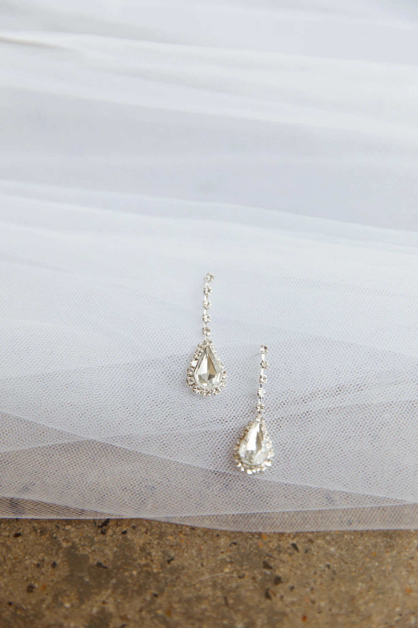 Melissa Diamante Necklace and Earrings Set Silver