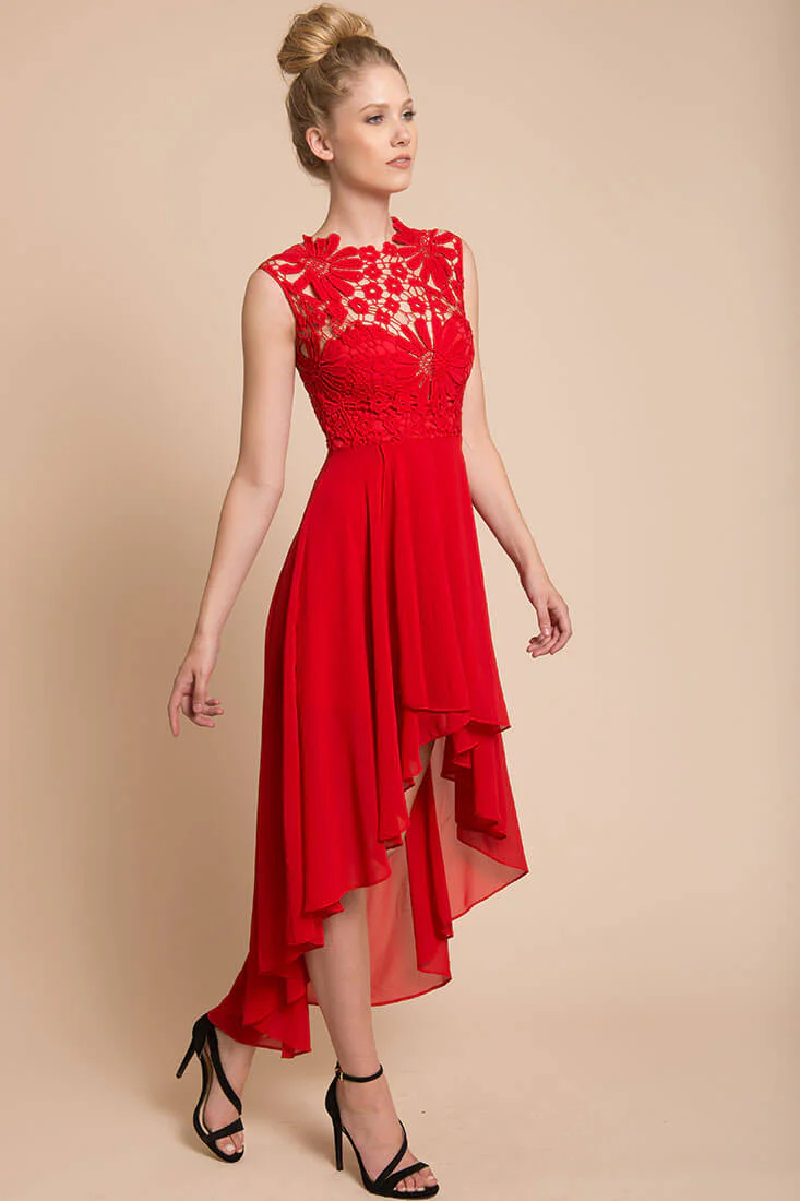 Ivy Night Out Dress Red