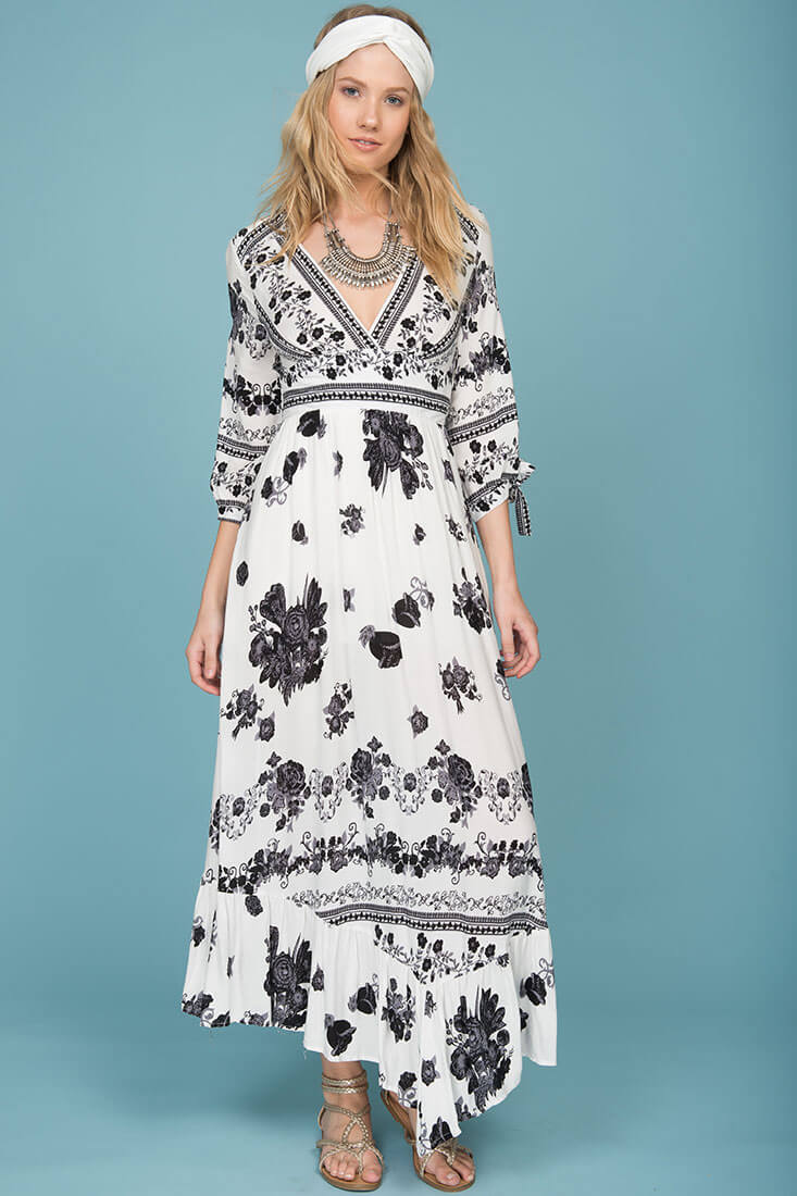 Zaika Maxi Dress White