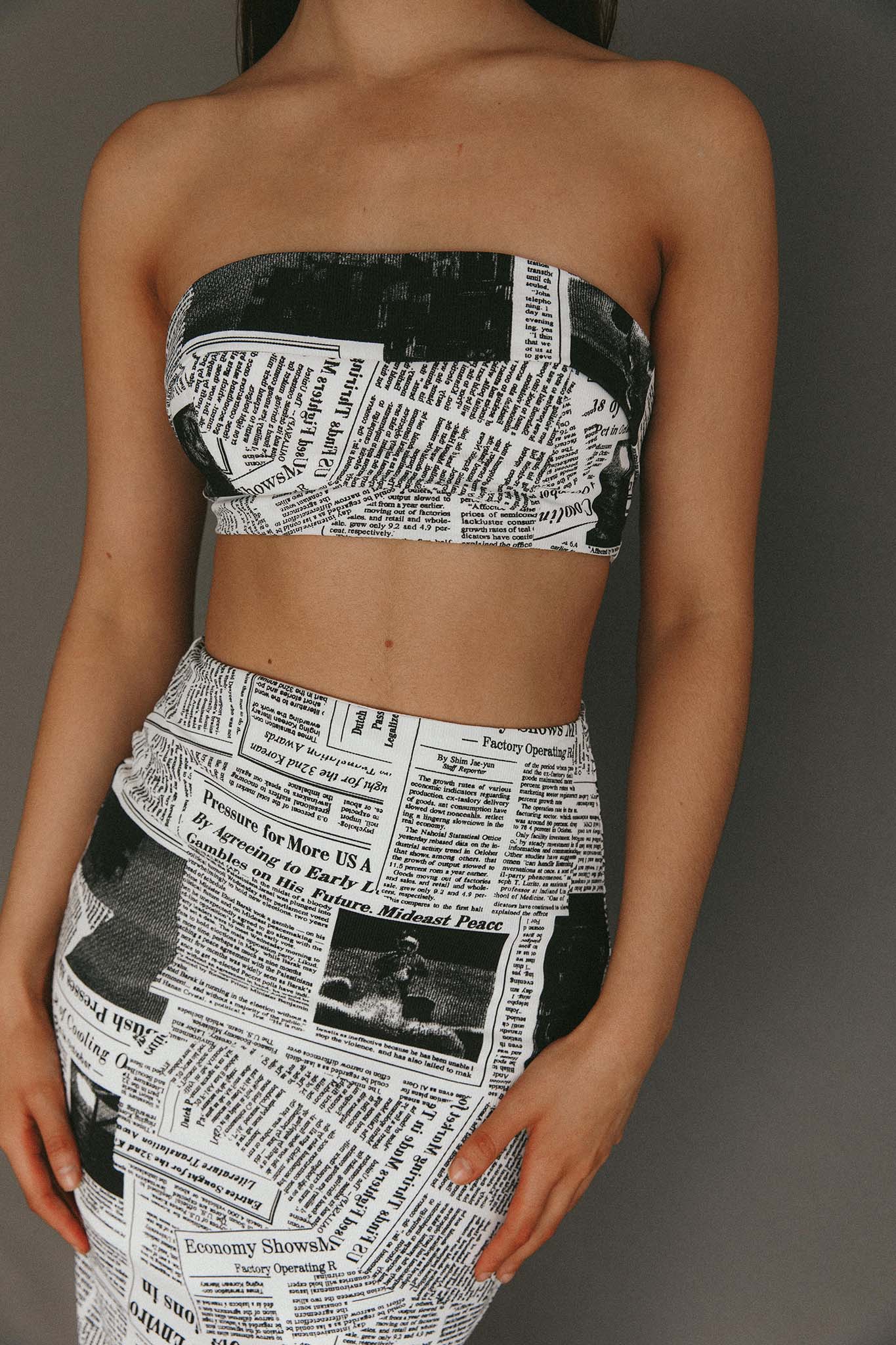 Extra Extra Maxi Skirt White