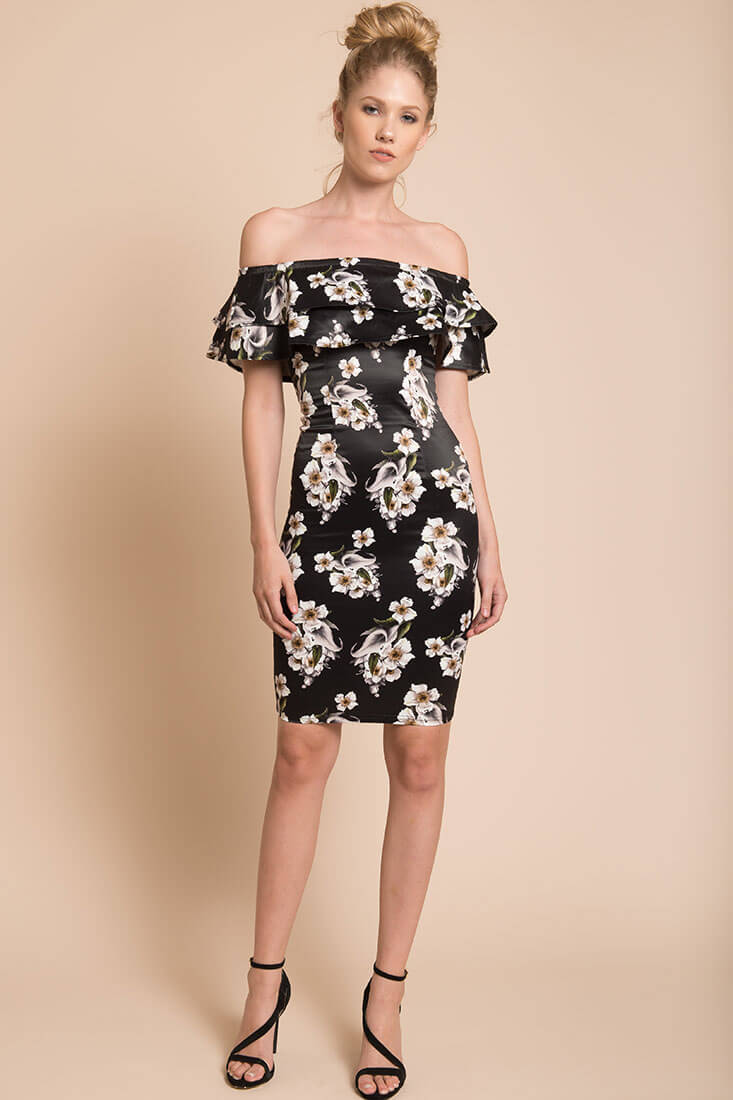 Ava Bodycon Dress Navy